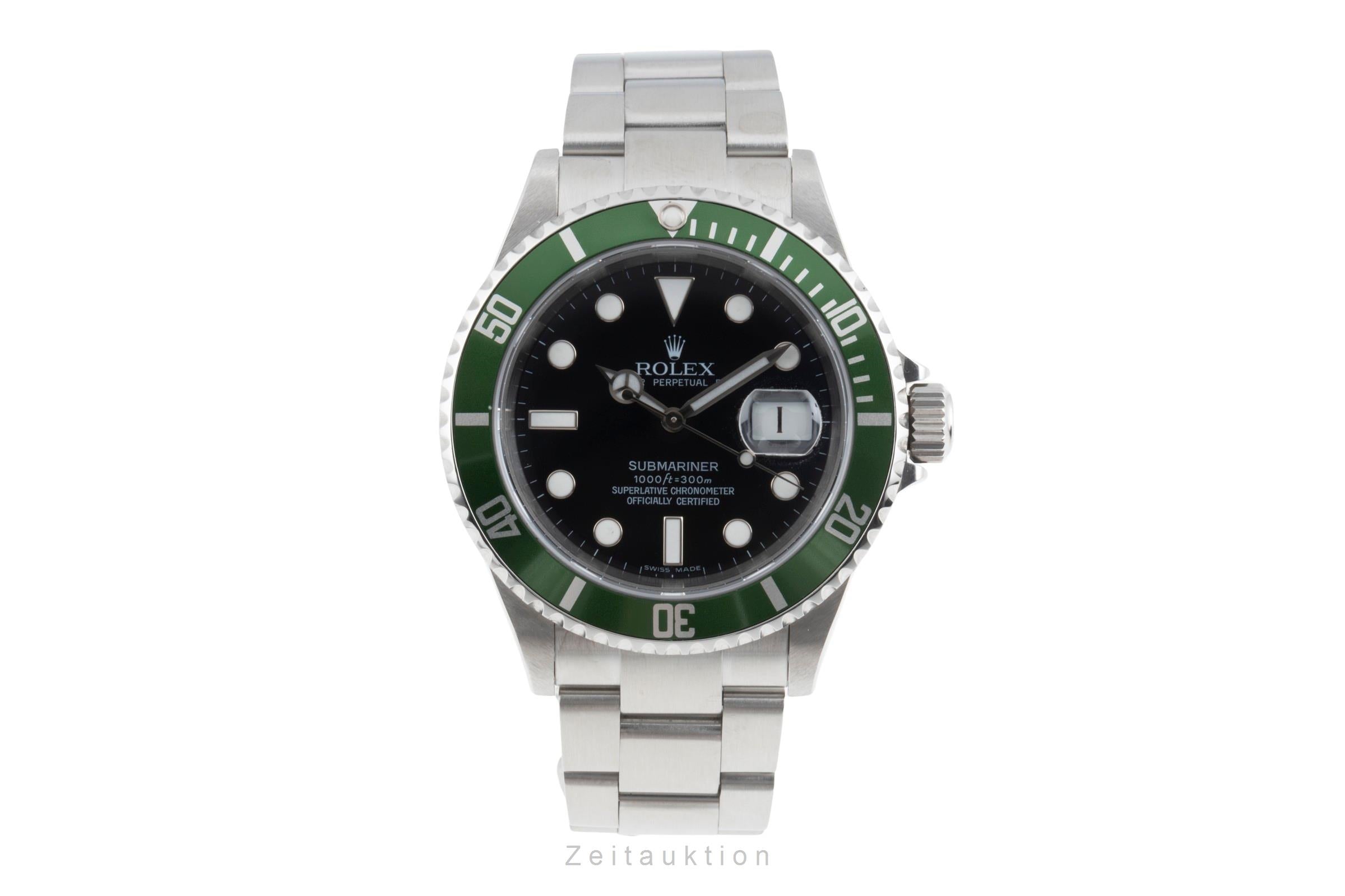 Rolex Submariner acier automatique montre pour hommes 16610T  [2506002]