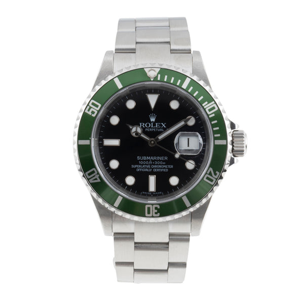 Rolex Submariner acier automatique montre pour hommes 16610T  [2506002]