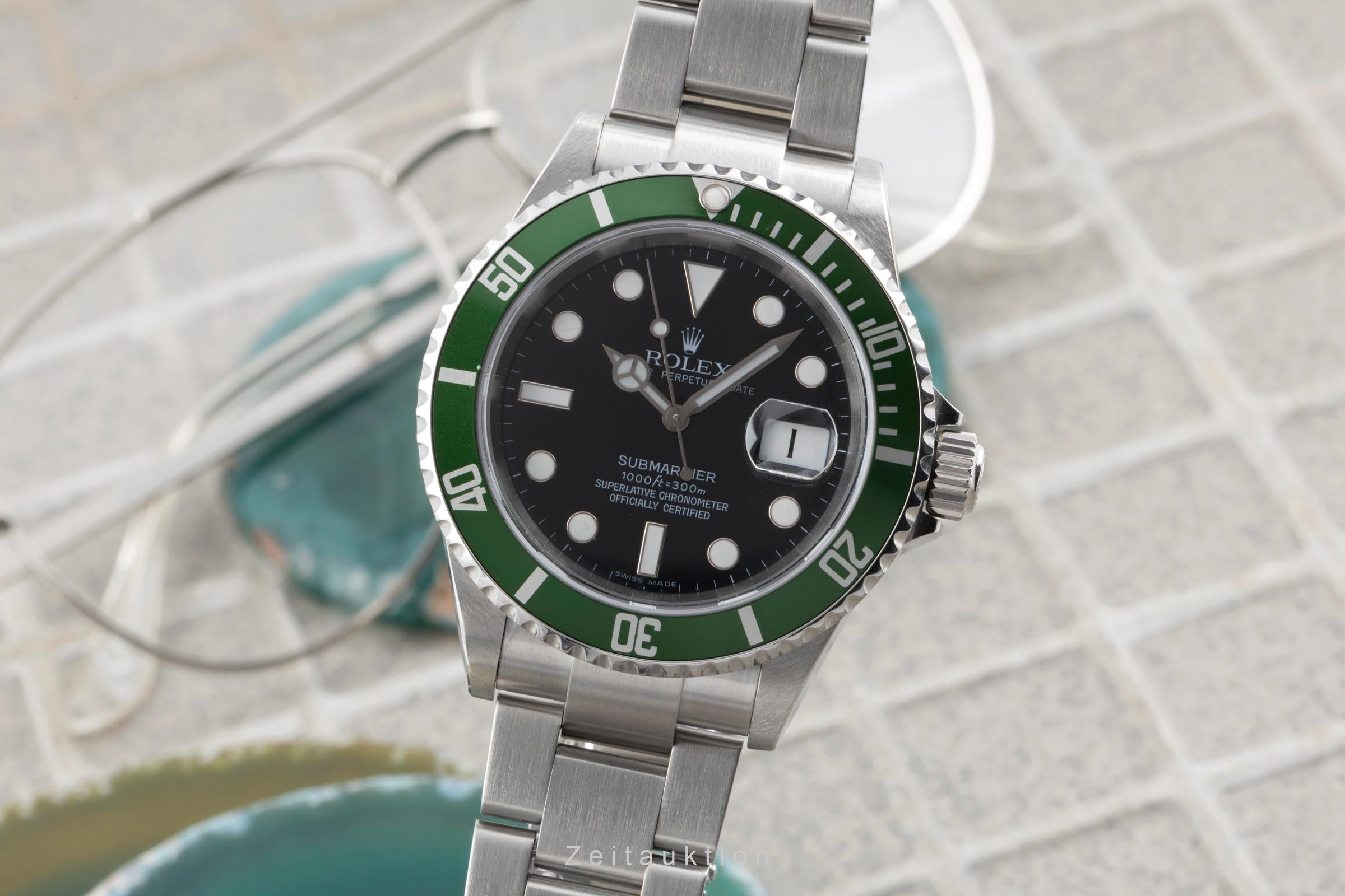 Rolex Submariner acier automatique montre pour hommes 16610T  [2506002]