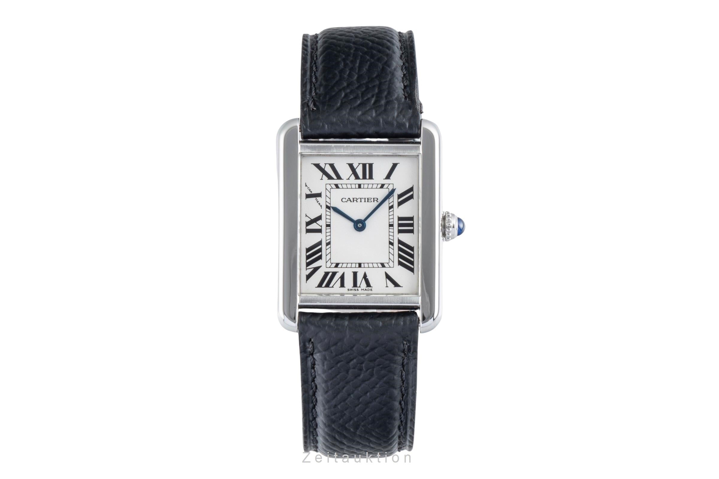 Cartier Tank acero cuarzo unisex W5200009  [2506005]