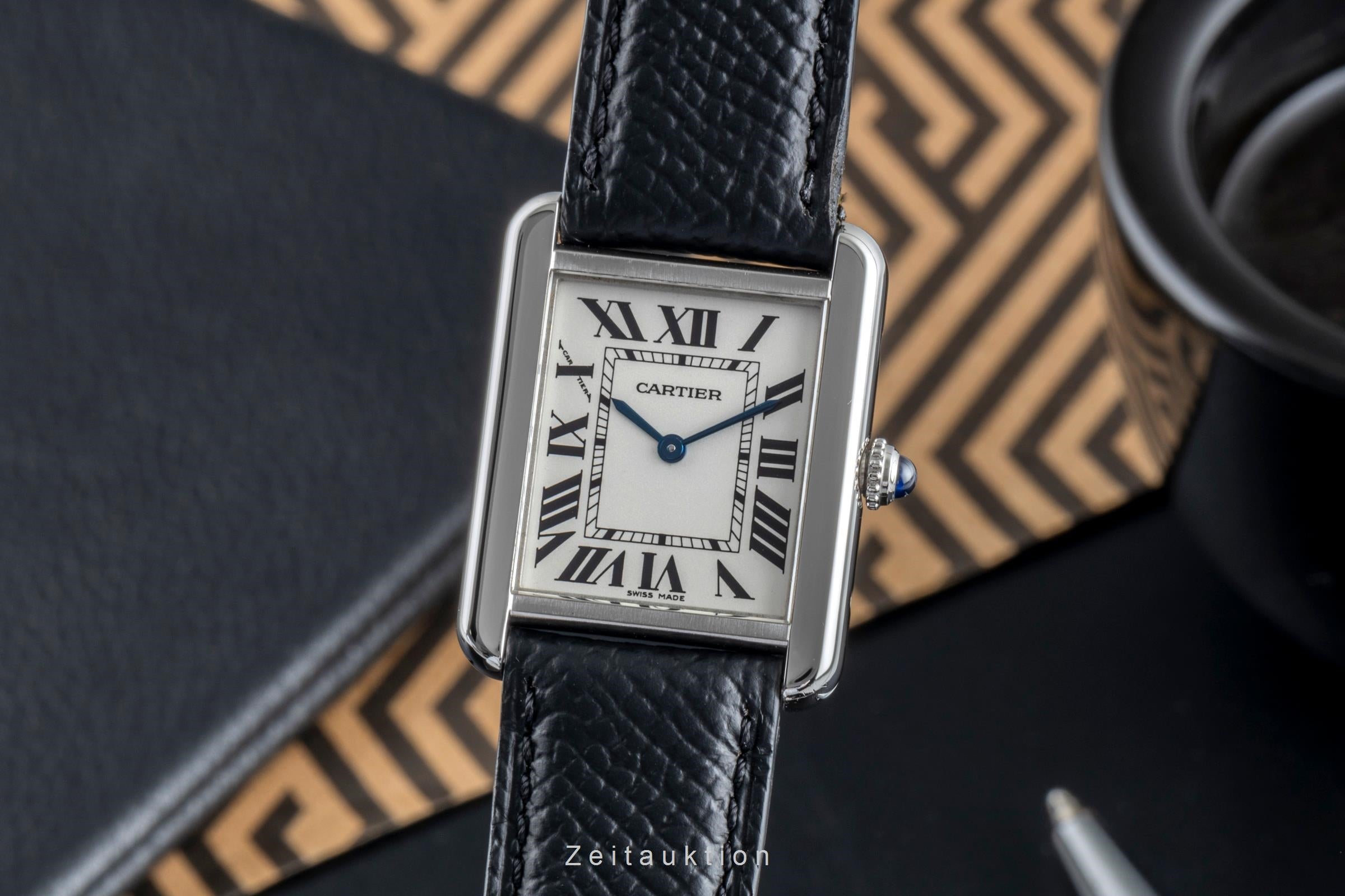 Cartier Tank acero cuarzo unisex W5200009  [2506005]