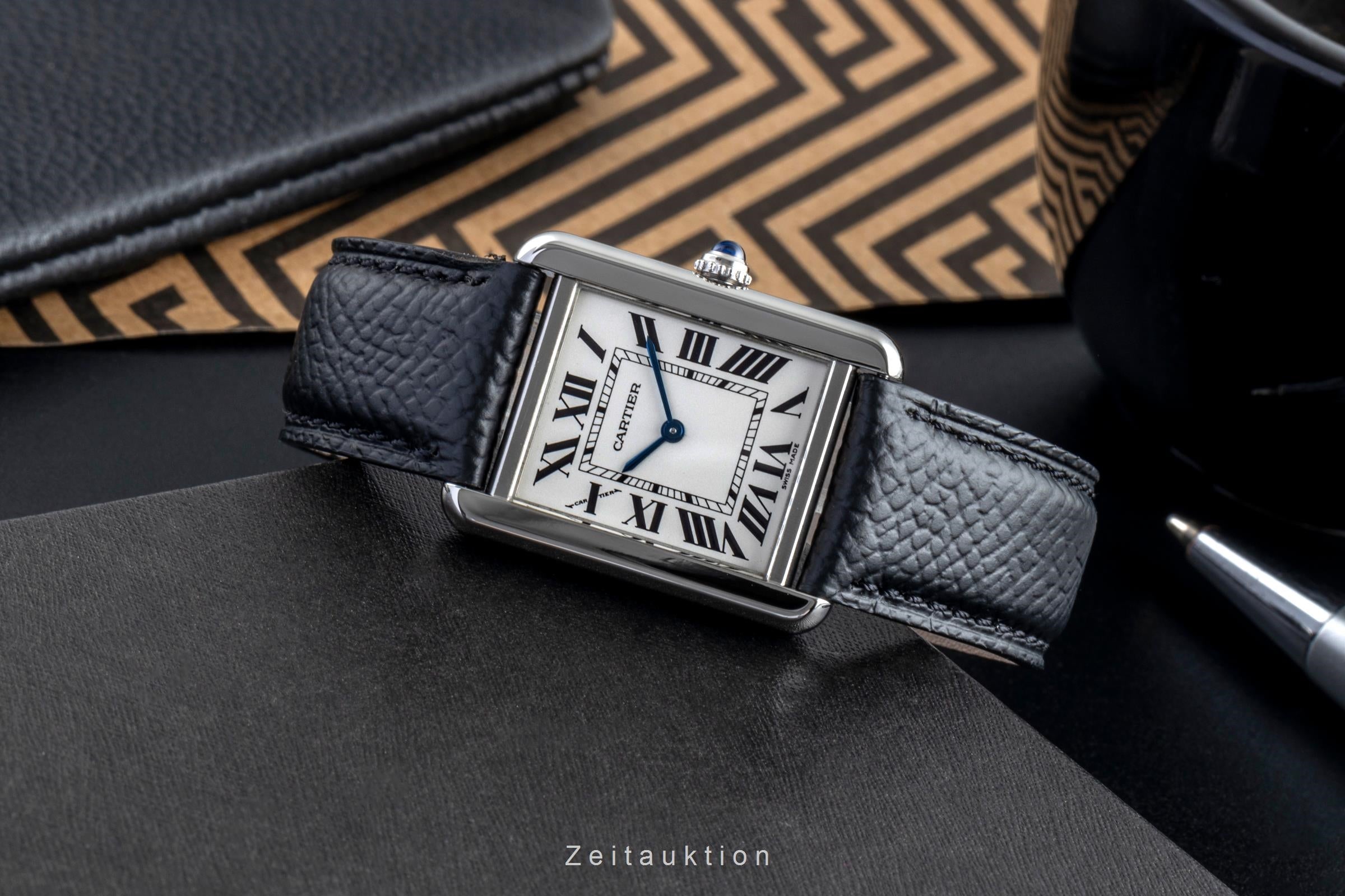 Cartier Tank acero cuarzo unisex W5200009  [2506005]