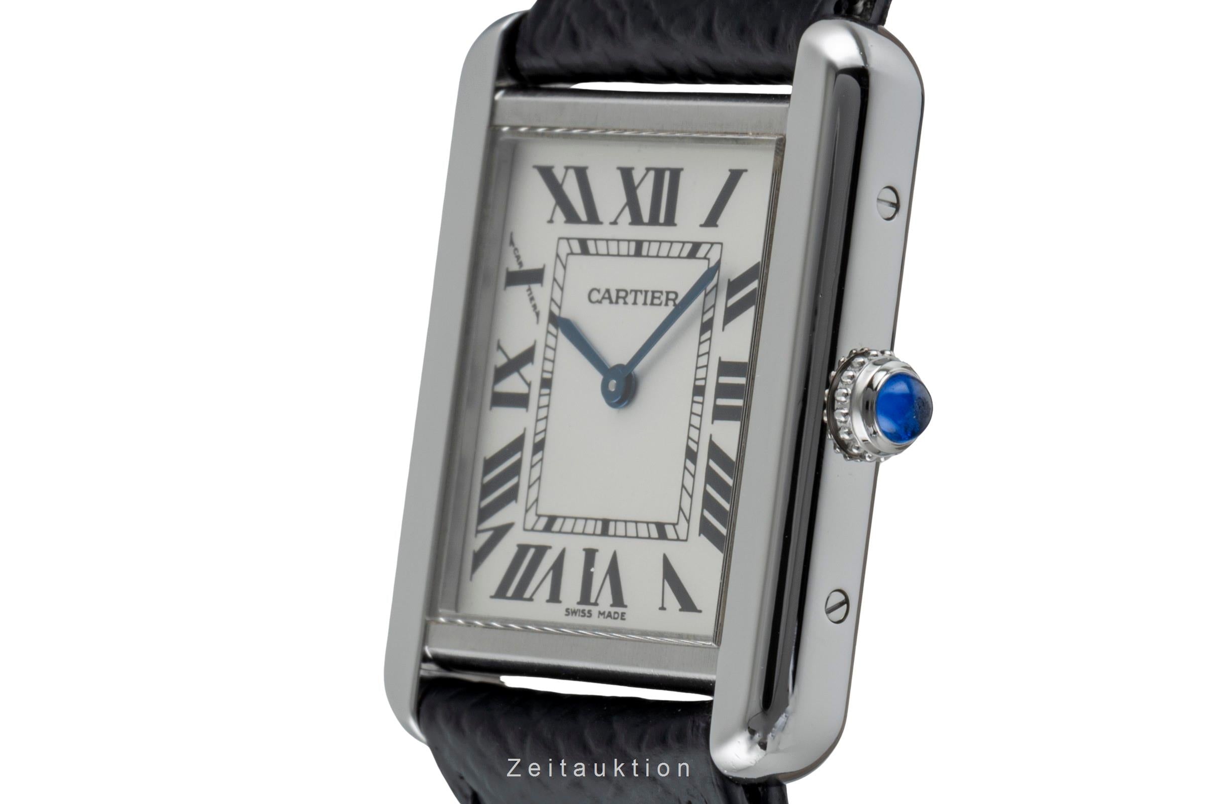 Cartier Tank acero cuarzo unisex W5200009  [2506005]