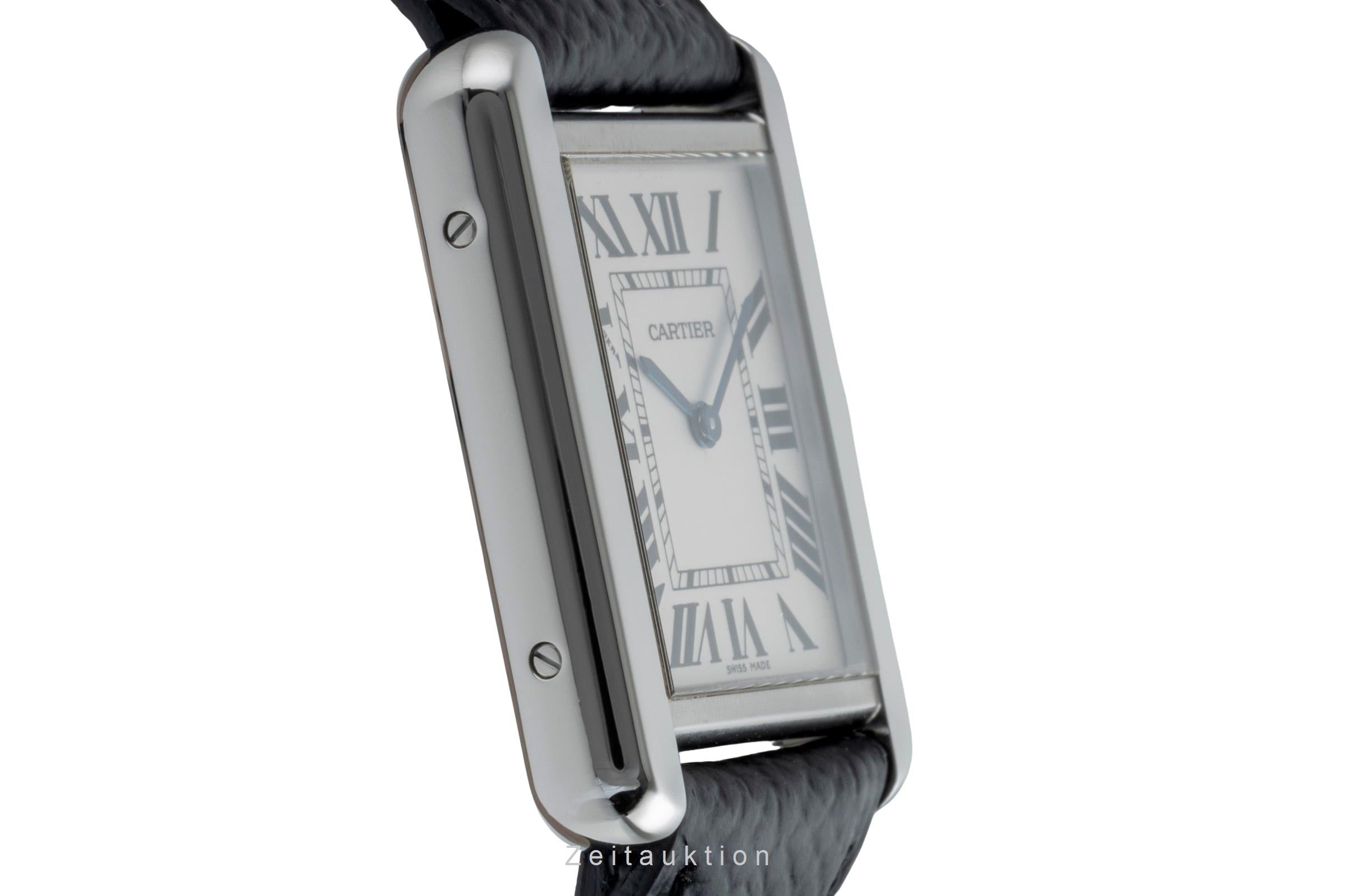 Cartier Tank acero cuarzo unisex W5200009  [2506005]
