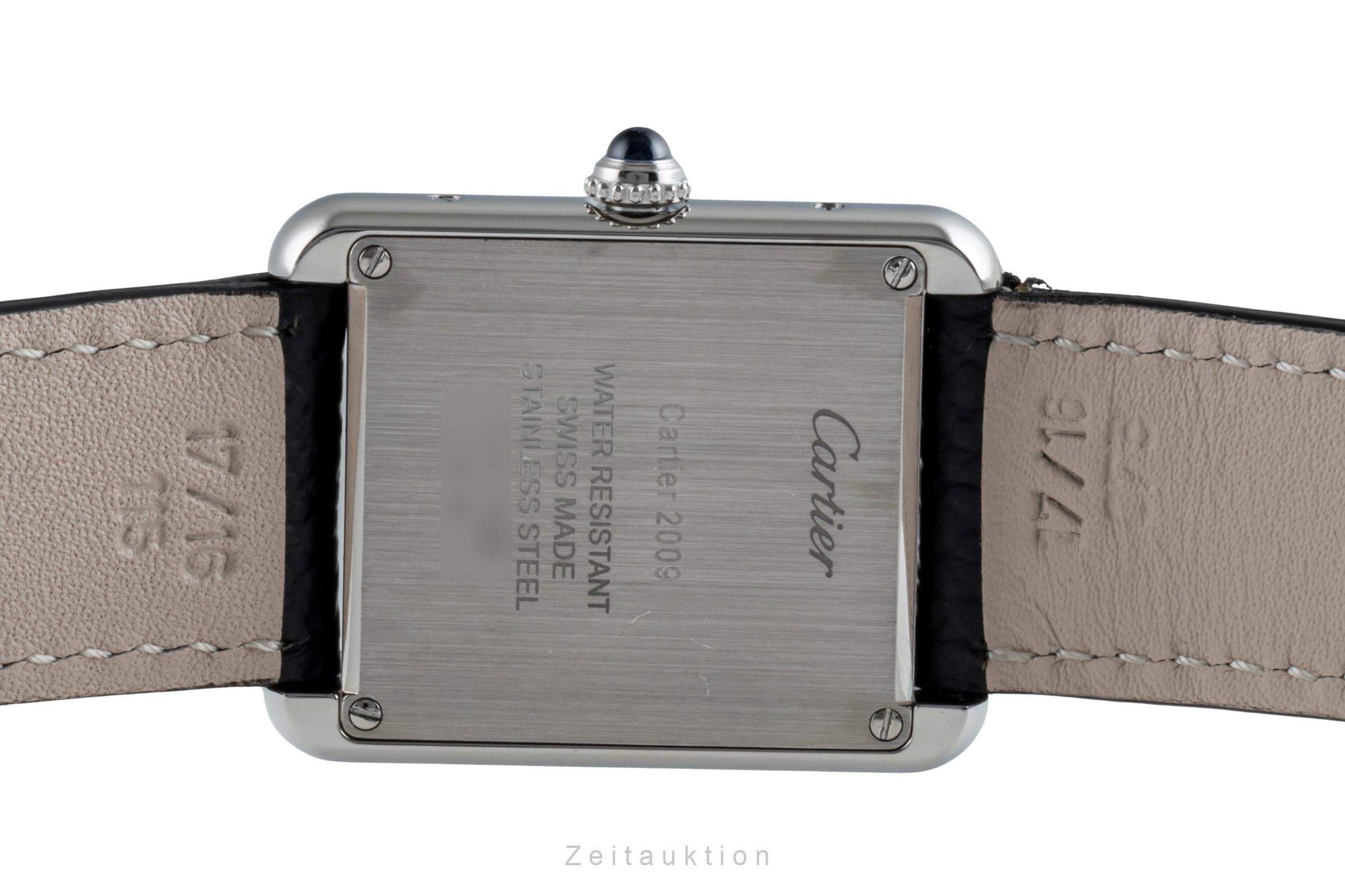 Cartier Tank acero cuarzo unisex W5200009  [2506005]