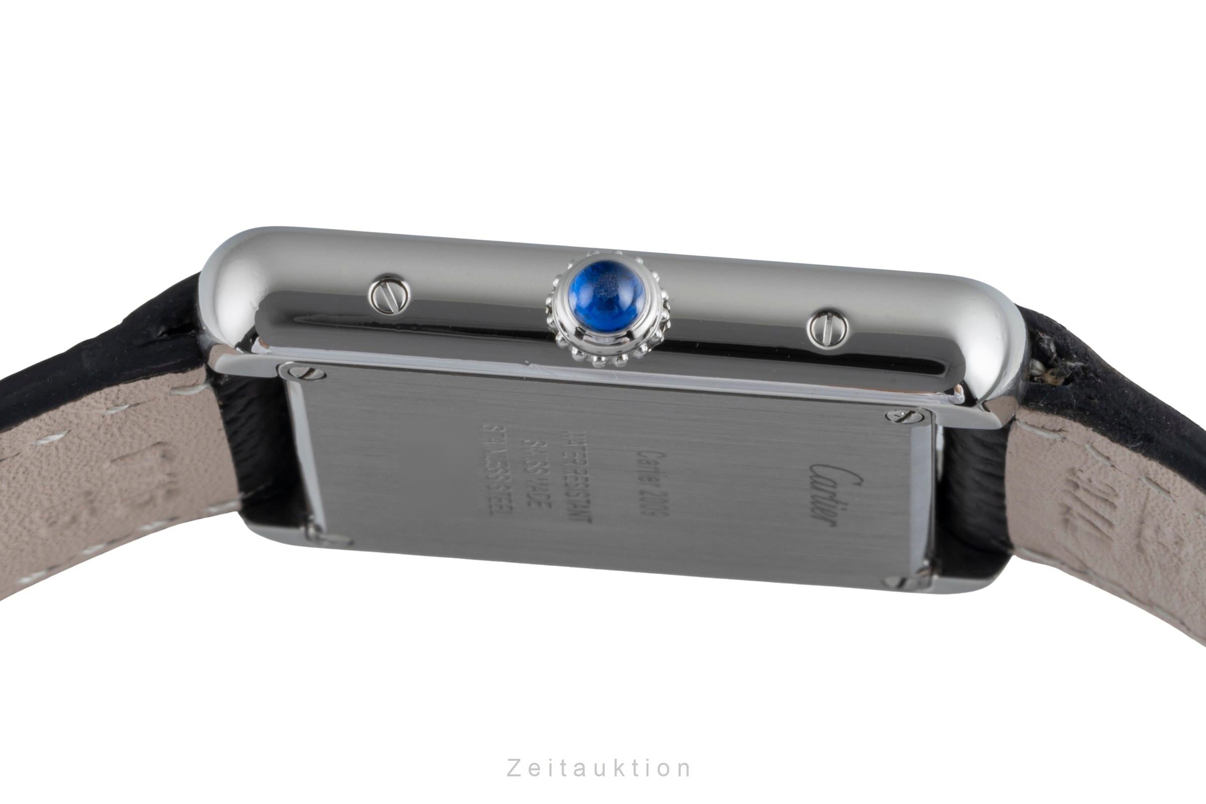 Cartier Tank acero cuarzo unisex W5200009  [2506005]