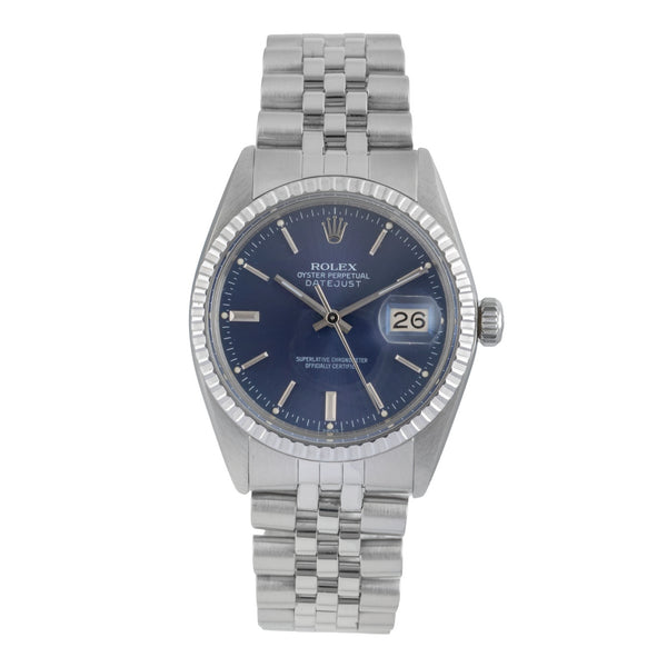 Rolex Datejust acero automático reloj para caballeros 16030 Vintage  [2506007]