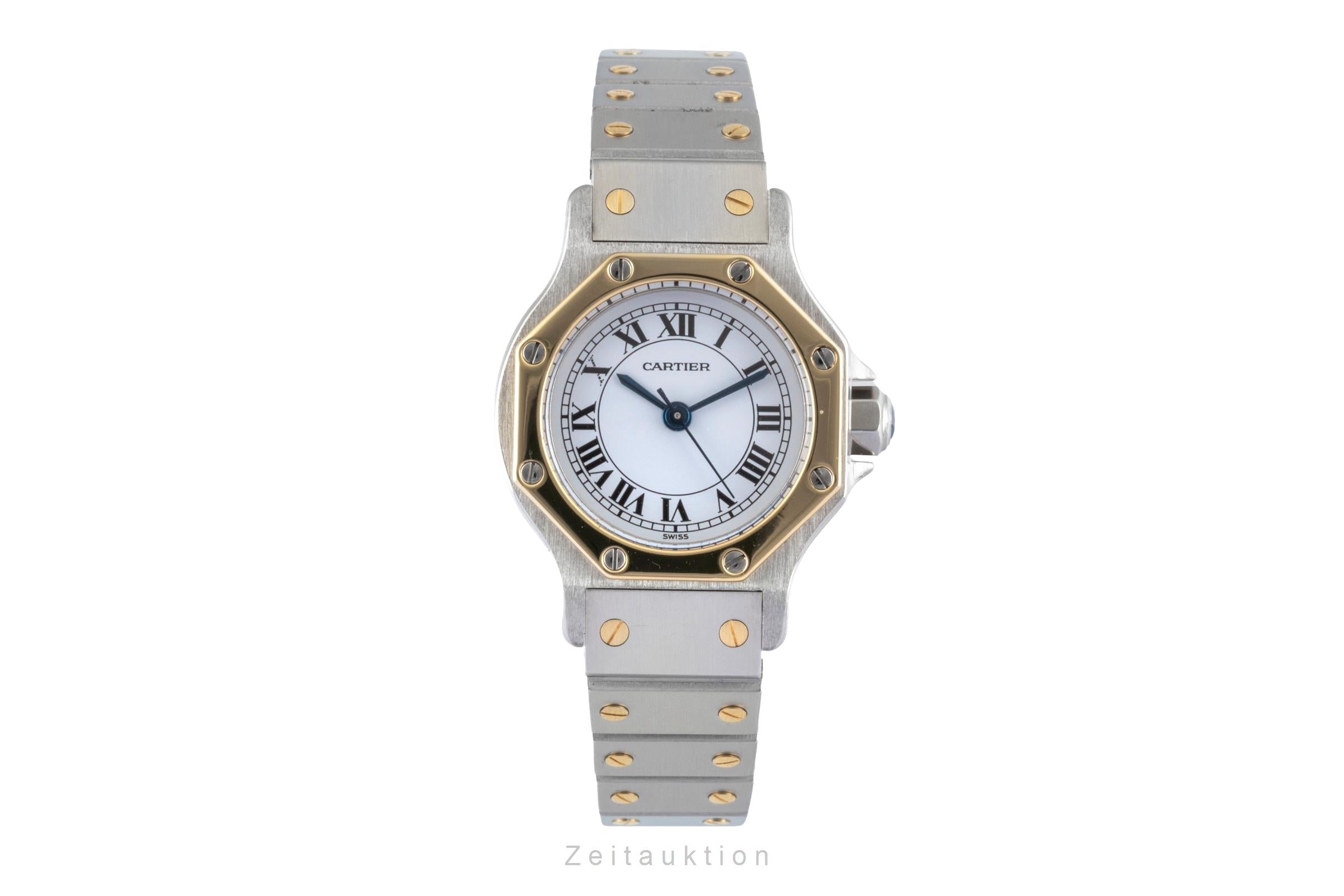 Cartier Santos acier / or  automatique montre pour femmes 0907  [2506010]