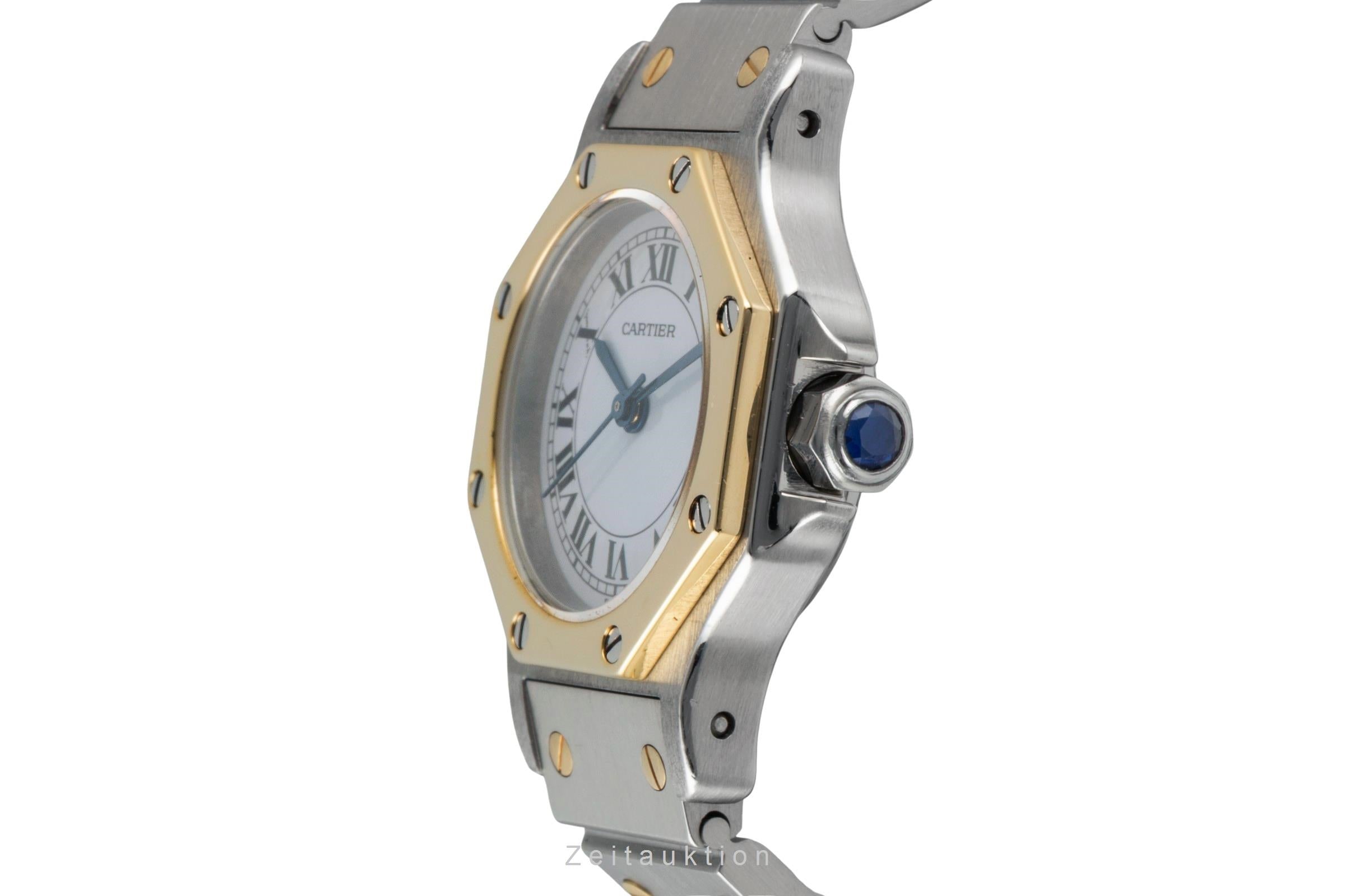 Cartier Santos acier / or  automatique montre pour femmes 0907  [2506010]
