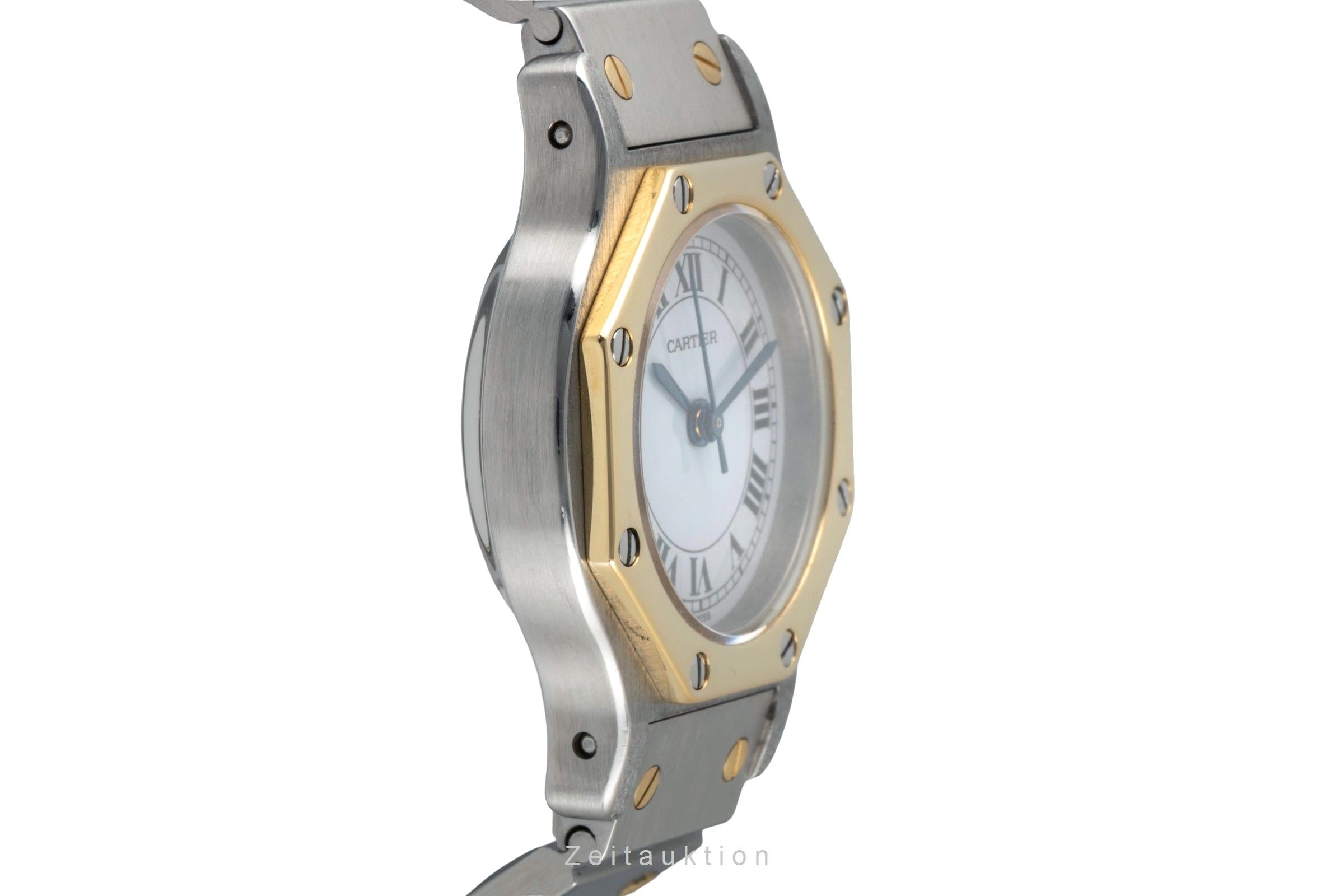 Cartier Santos acier / or  automatique montre pour femmes 0907  [2506010]