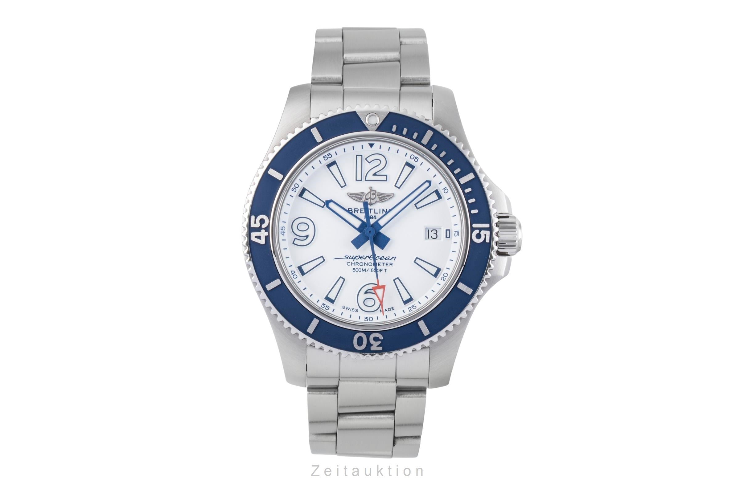 Breitling Superocean acier automatique montre pour hommes A17366D81A1A1  [2506013]