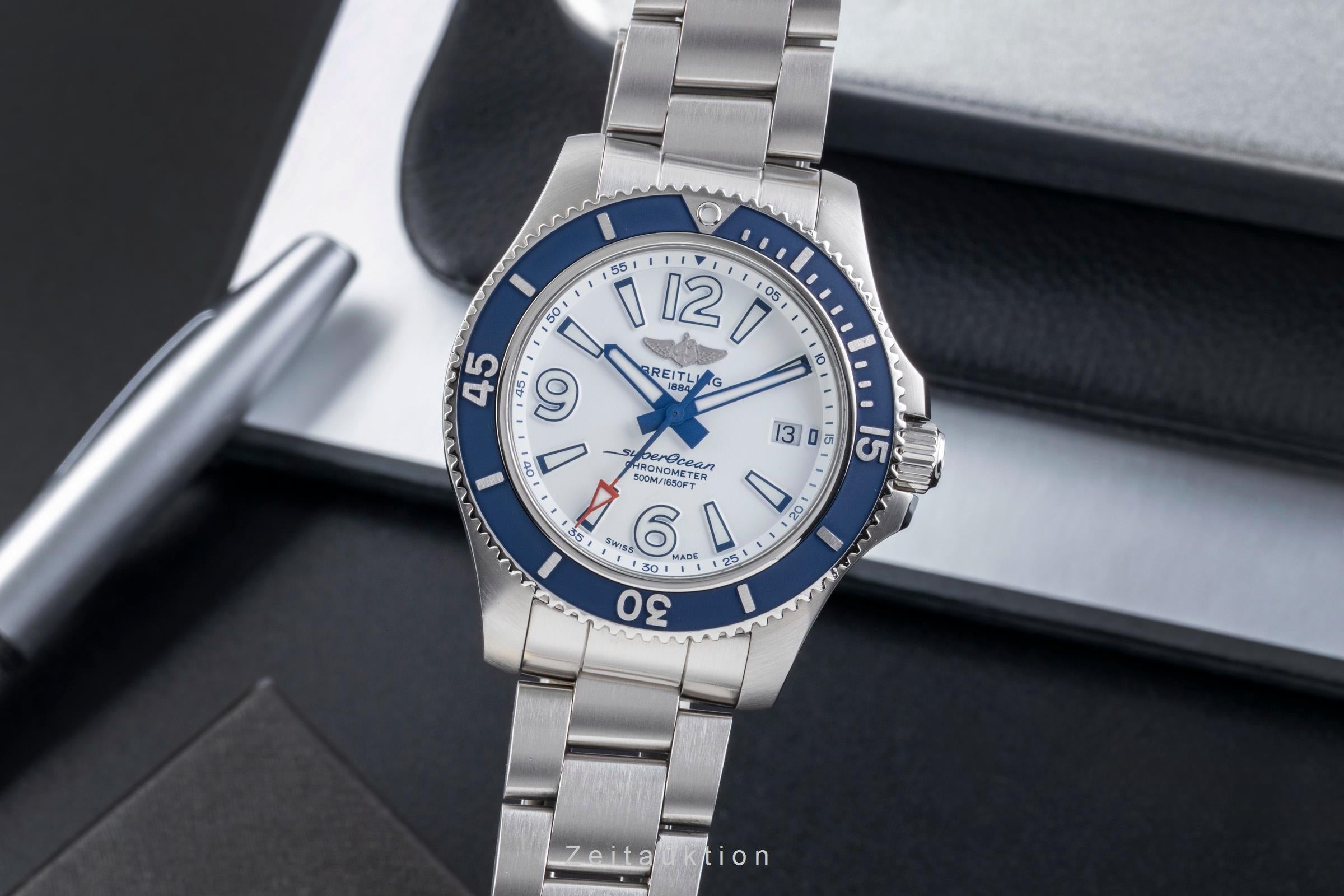 Breitling Superocean steel automatic men's watch A17366D81A1A1  [2506013]