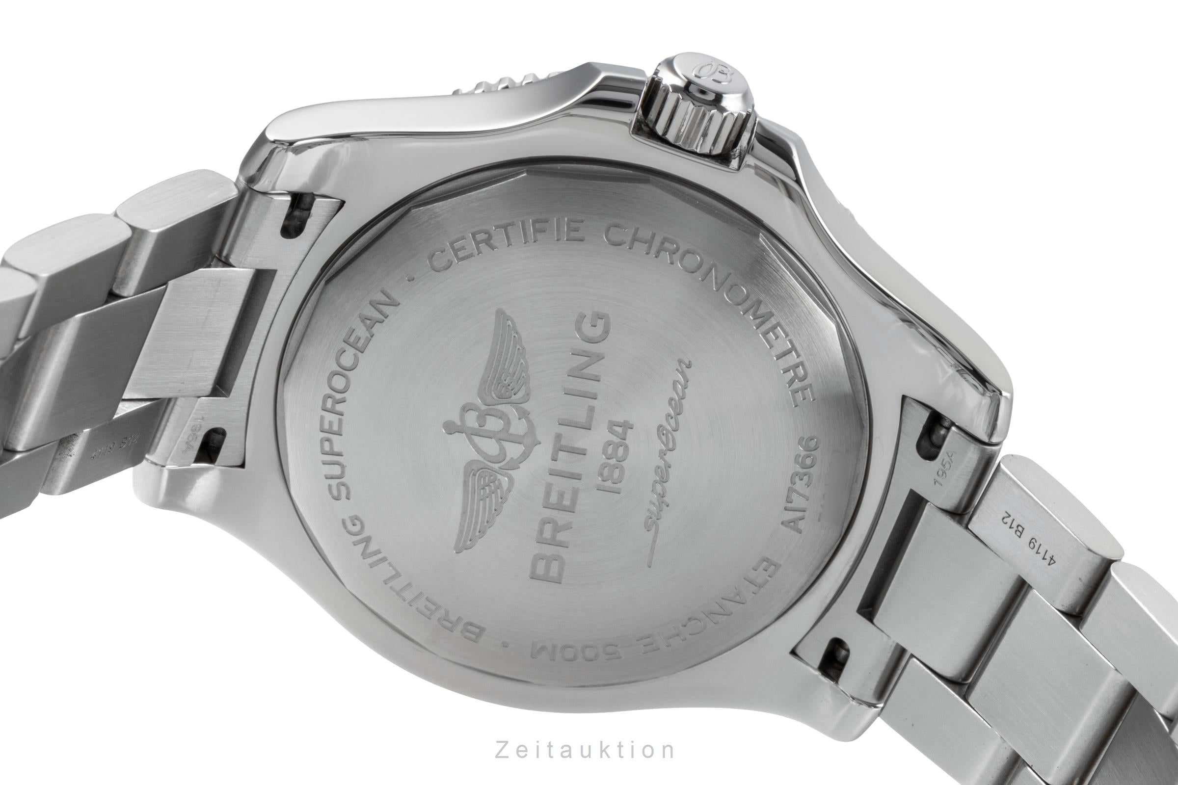 Breitling Superocean acier automatique montre pour hommes A17366D81A1A1  [2506013]