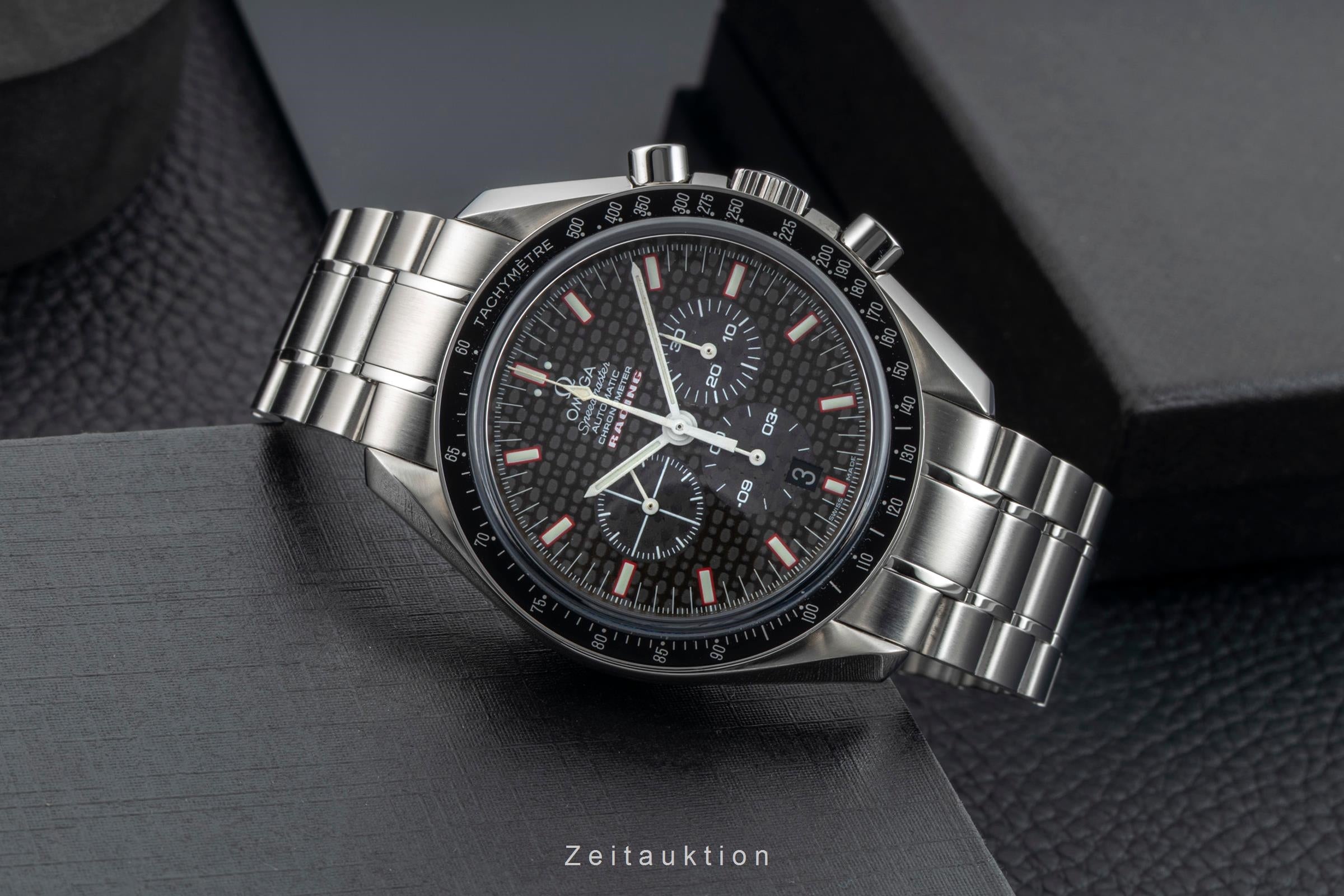 Omega Speedmaster Racing Chronograph Stahl Ref. 3552.59.00 B&P 2005 [2506018]