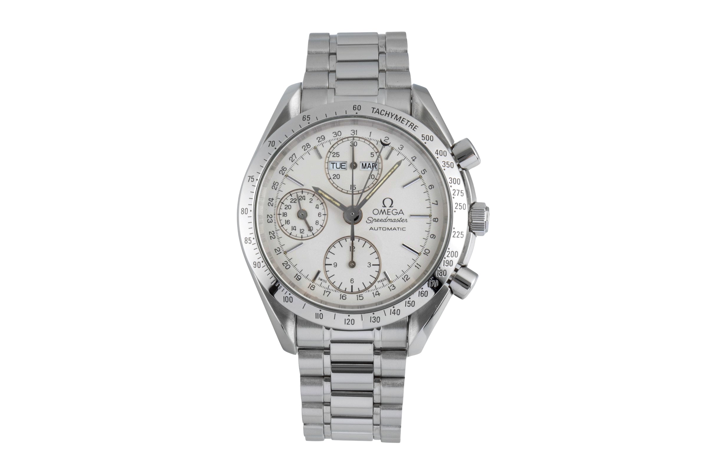 Omega Speedmaster chronograph steel automatic men's watch 3521.30.00  [2506022]