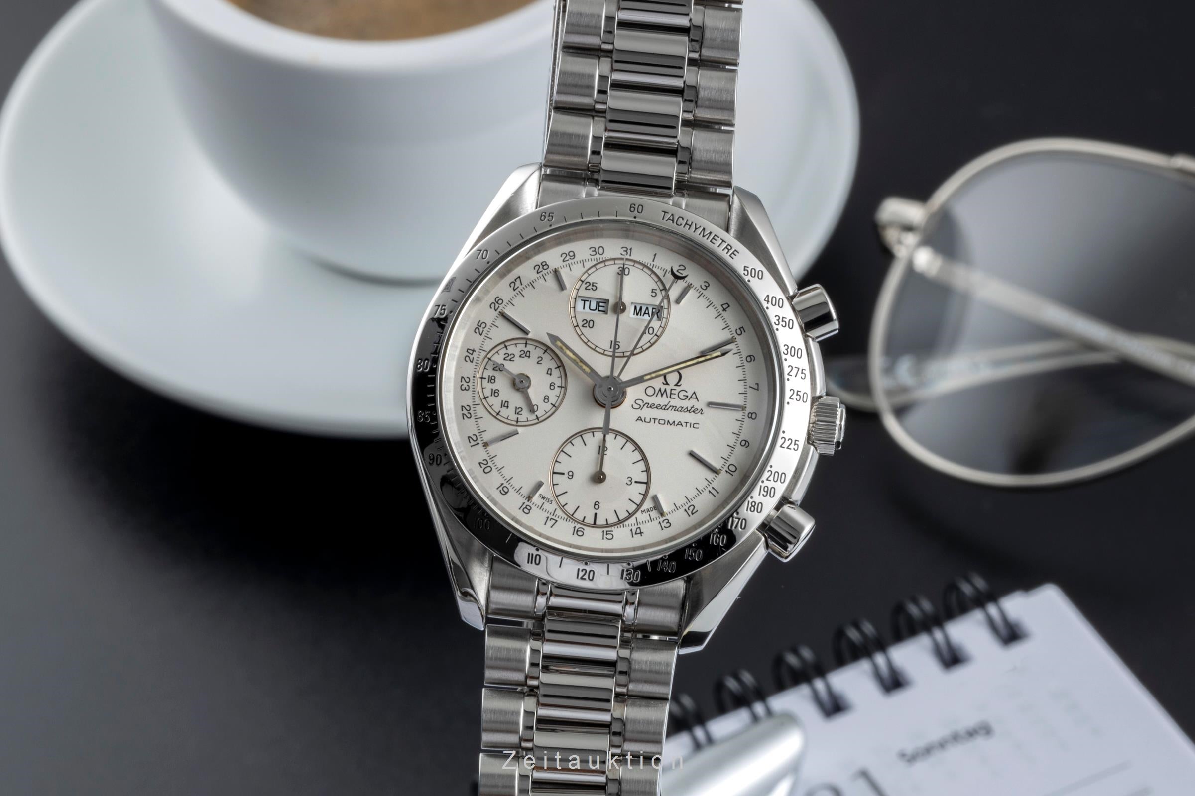Omega Speedmaster chronograph steel automatic men's watch 3521.30.00  [2506022]