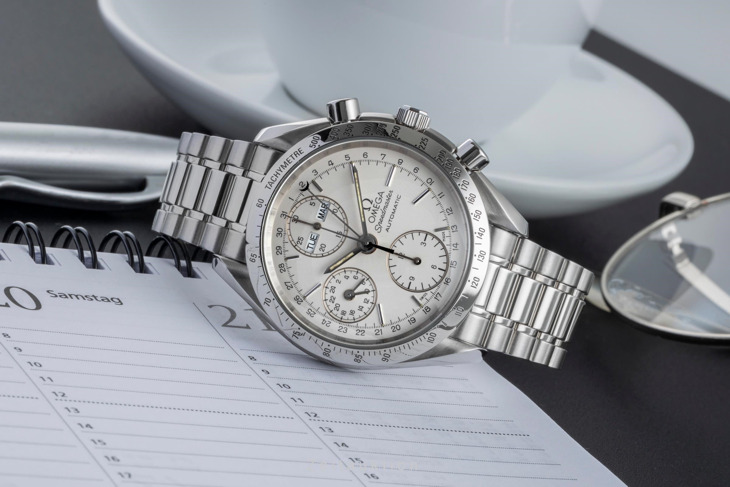 Omega Speedmaster chronograph steel automatic men's watch 3521.30.00  [2506022]