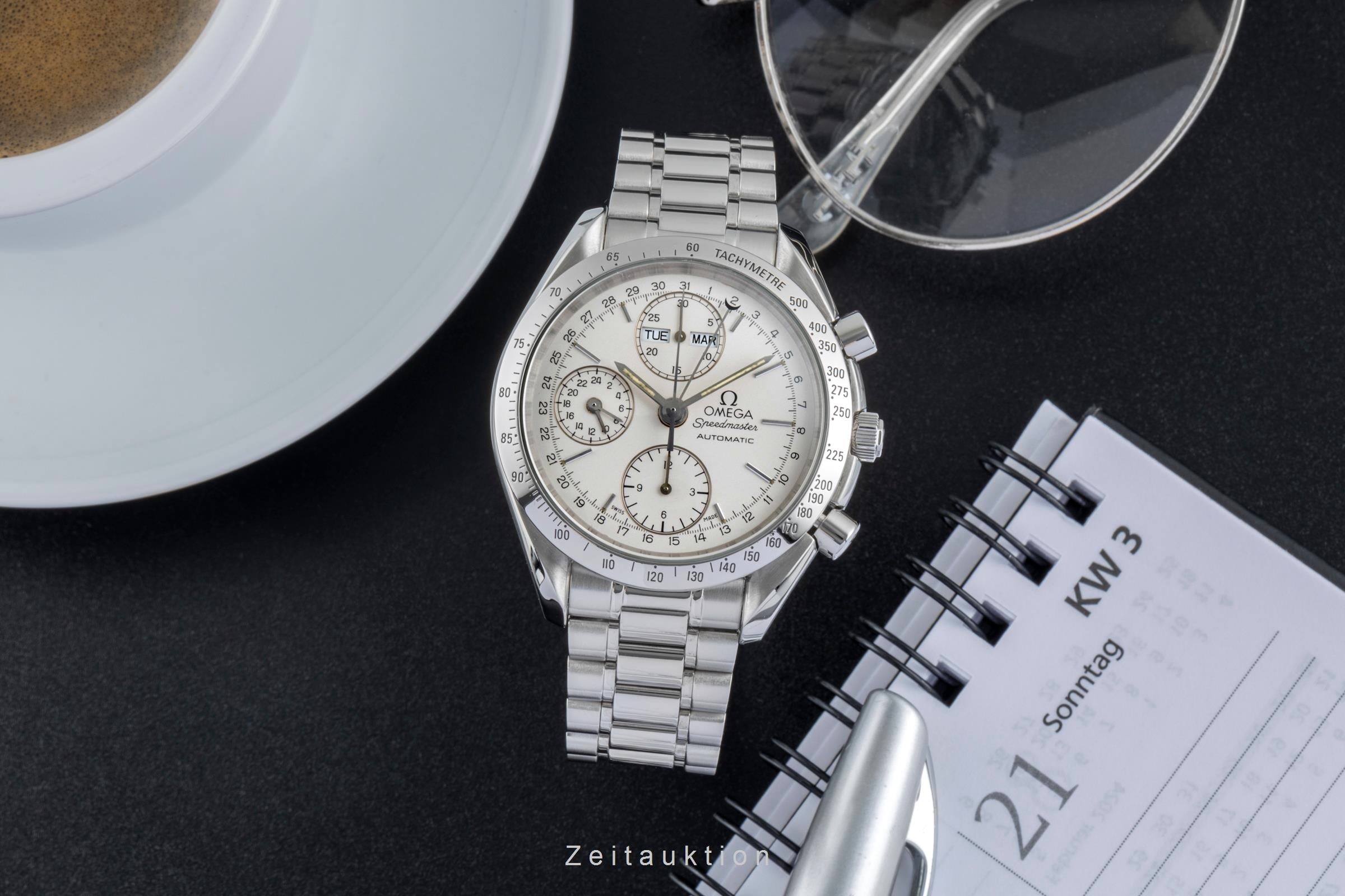 Omega Speedmaster chronograph steel automatic men's watch 3521.30.00  [2506022]