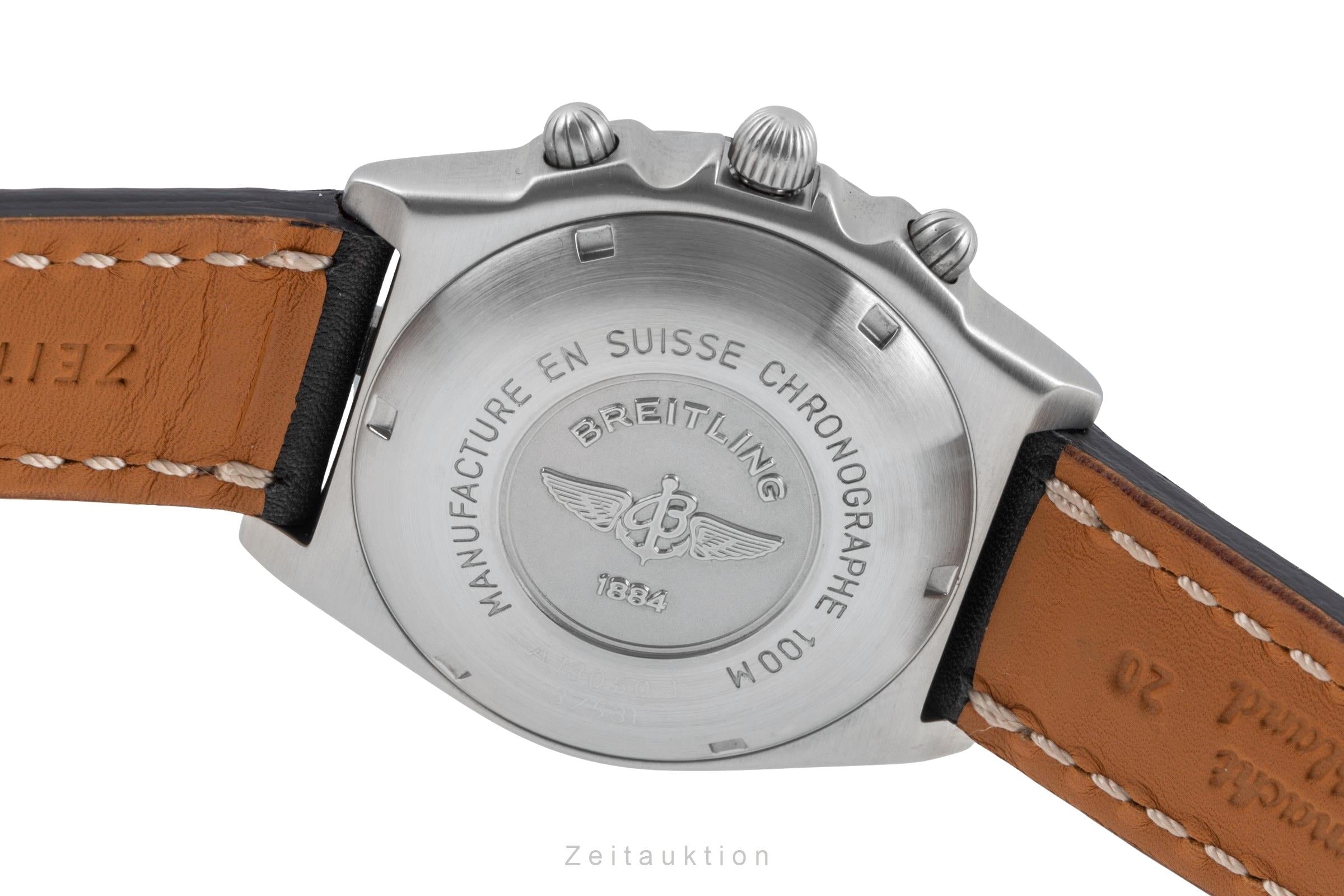 Breitling Chronomat Blackbird Stahl Automatik Herrenuhr Ref. A13050.1 B&P 2003 [2506023]