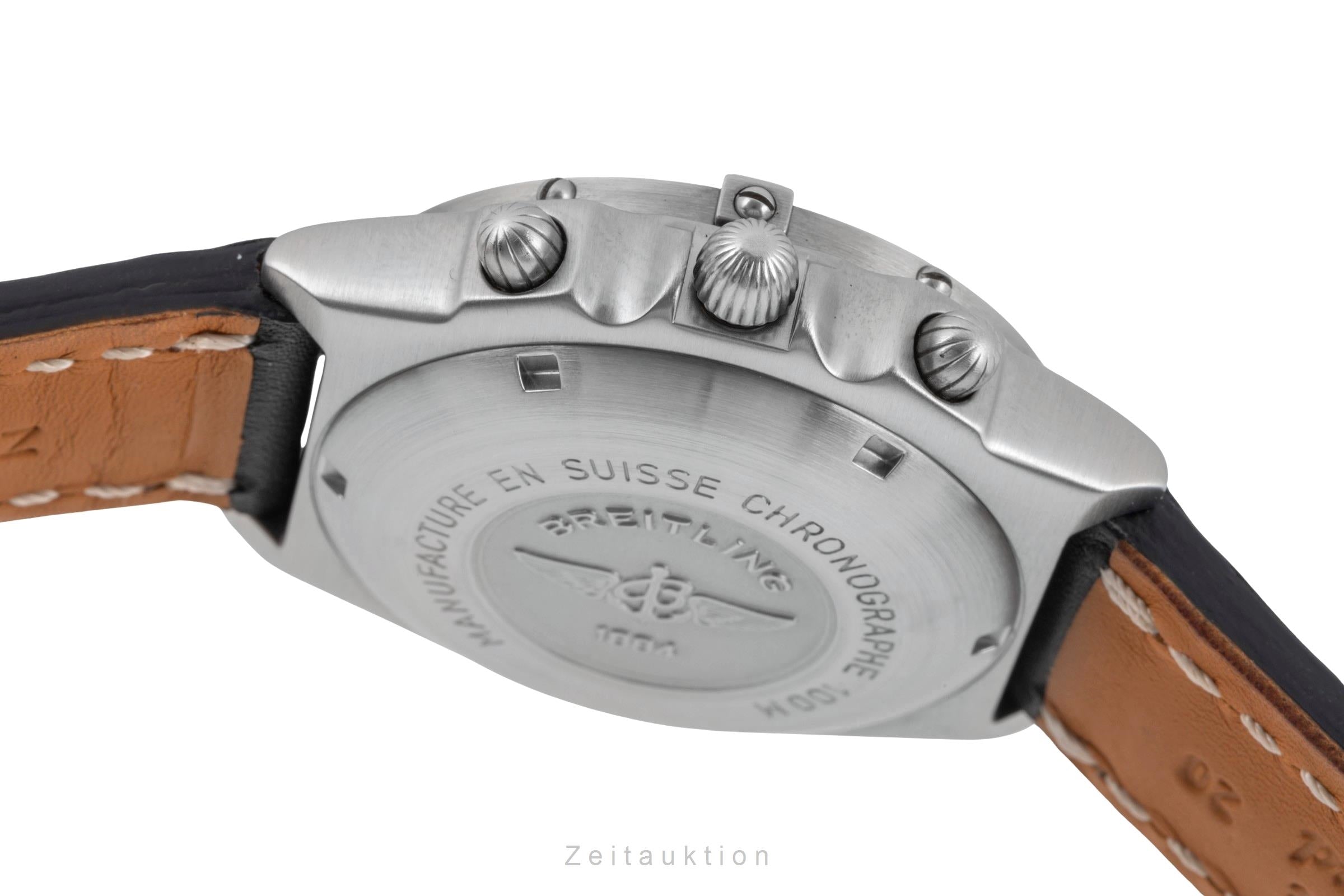 Breitling Chronomat Blackbird Stahl Automatik Herrenuhr Ref. A13050.1 B&P 2003 [2506023]