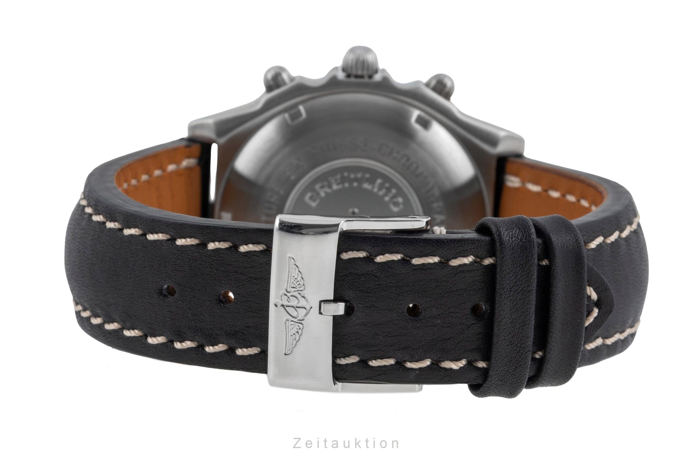 Breitling Chronomat Blackbird Stahl Automatik Herrenuhr Ref. A13050.1 B&P 2003 [2506023]