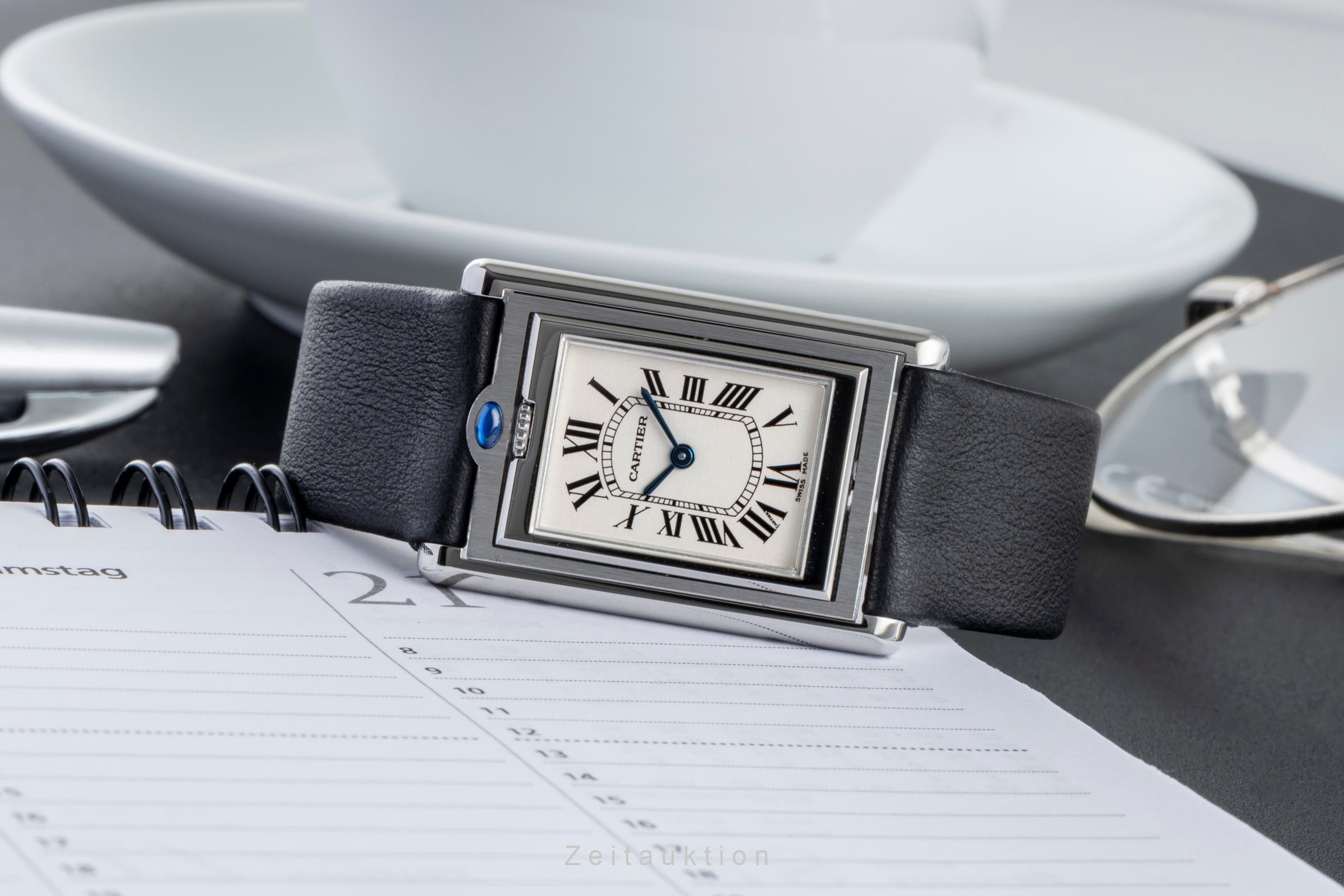 Cartier Basculante acero cuarzo unisex W1011258  [2506025]