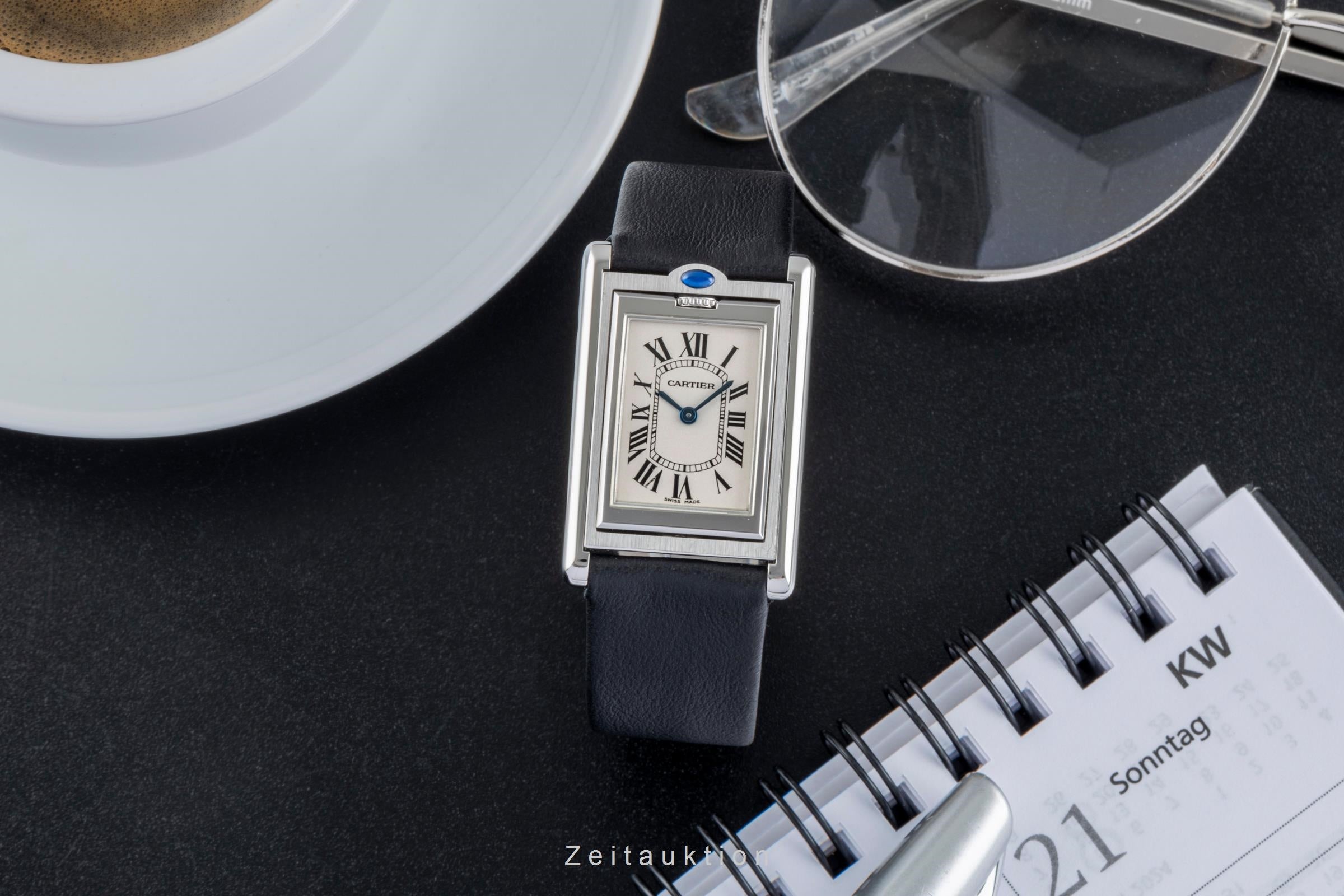 Cartier Basculante acero cuarzo unisex W1011258  [2506025]