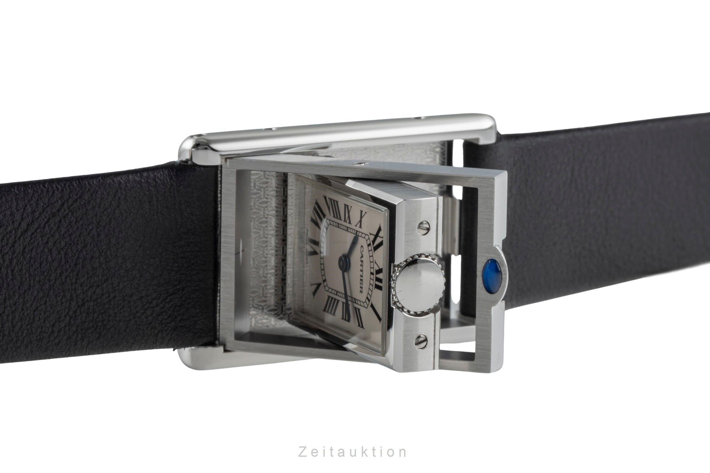 Cartier Basculante acero cuarzo unisex W1011258  [2506025]