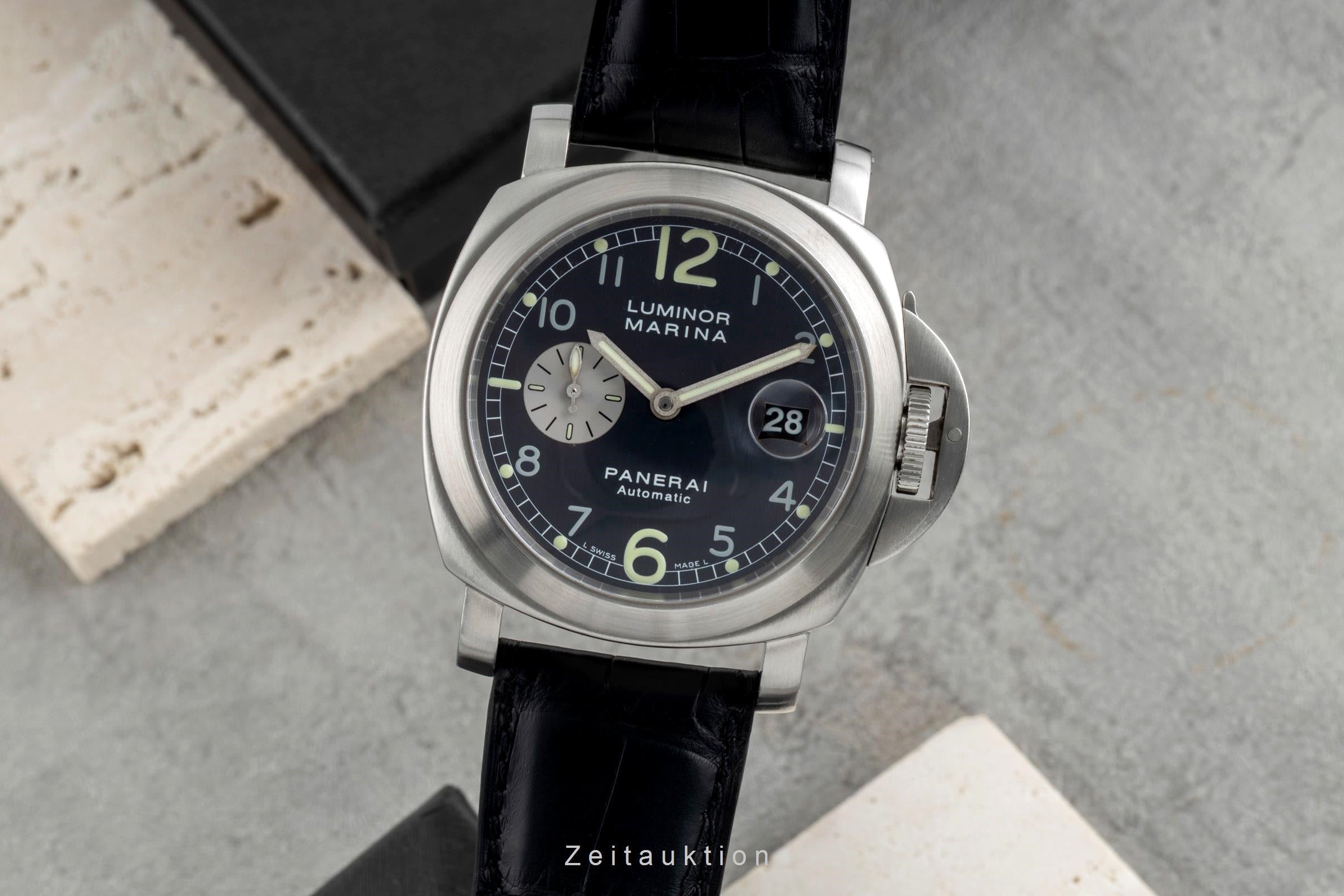 Panerai Luminor Marina steel automatic men's watch PAM00086 LP: 8900EUR  [2506026]