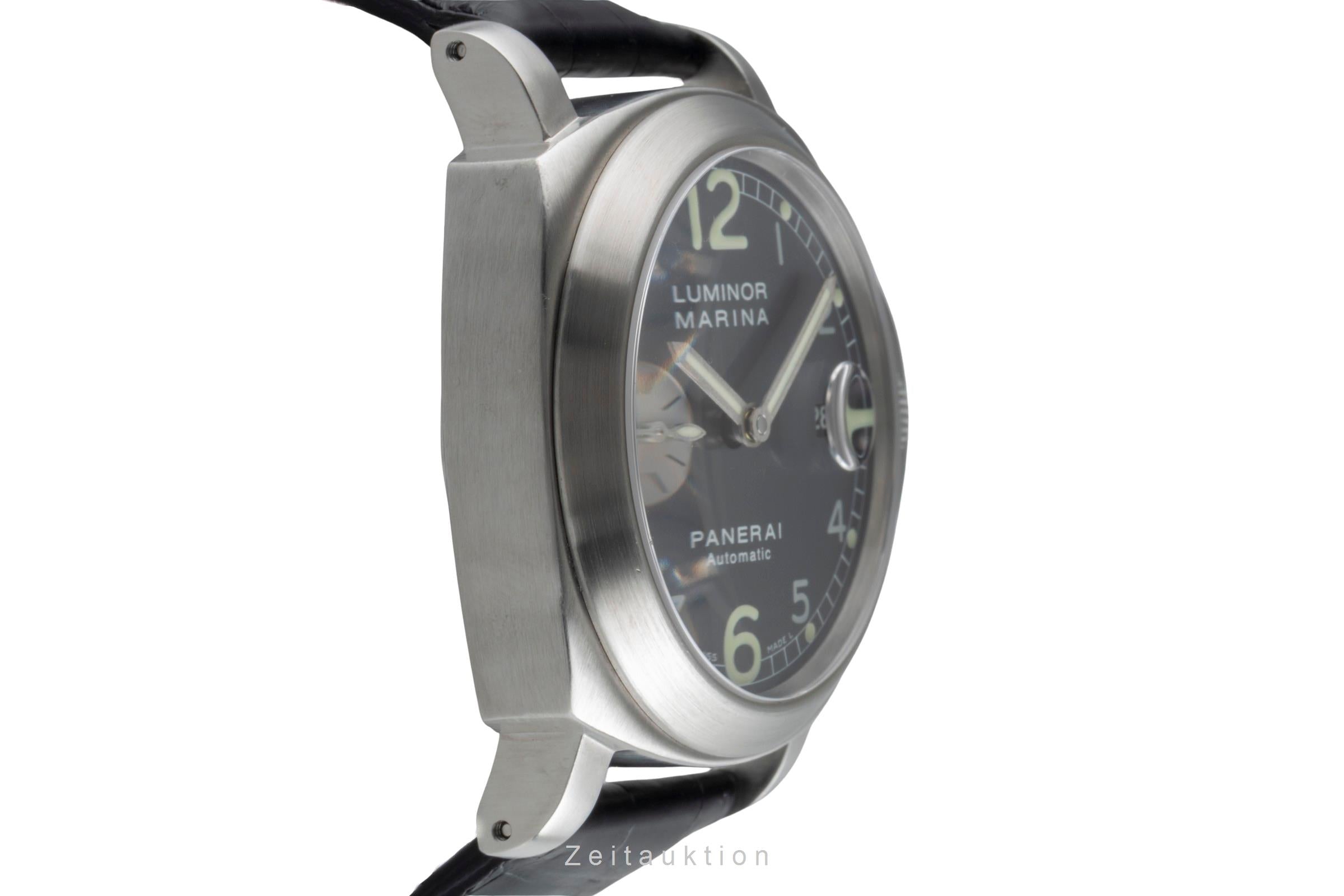 Panerai Luminor Marina Edelstahl Automatik Herrenuhr Ref. PAM00086 Papiere 2001 [2506026]