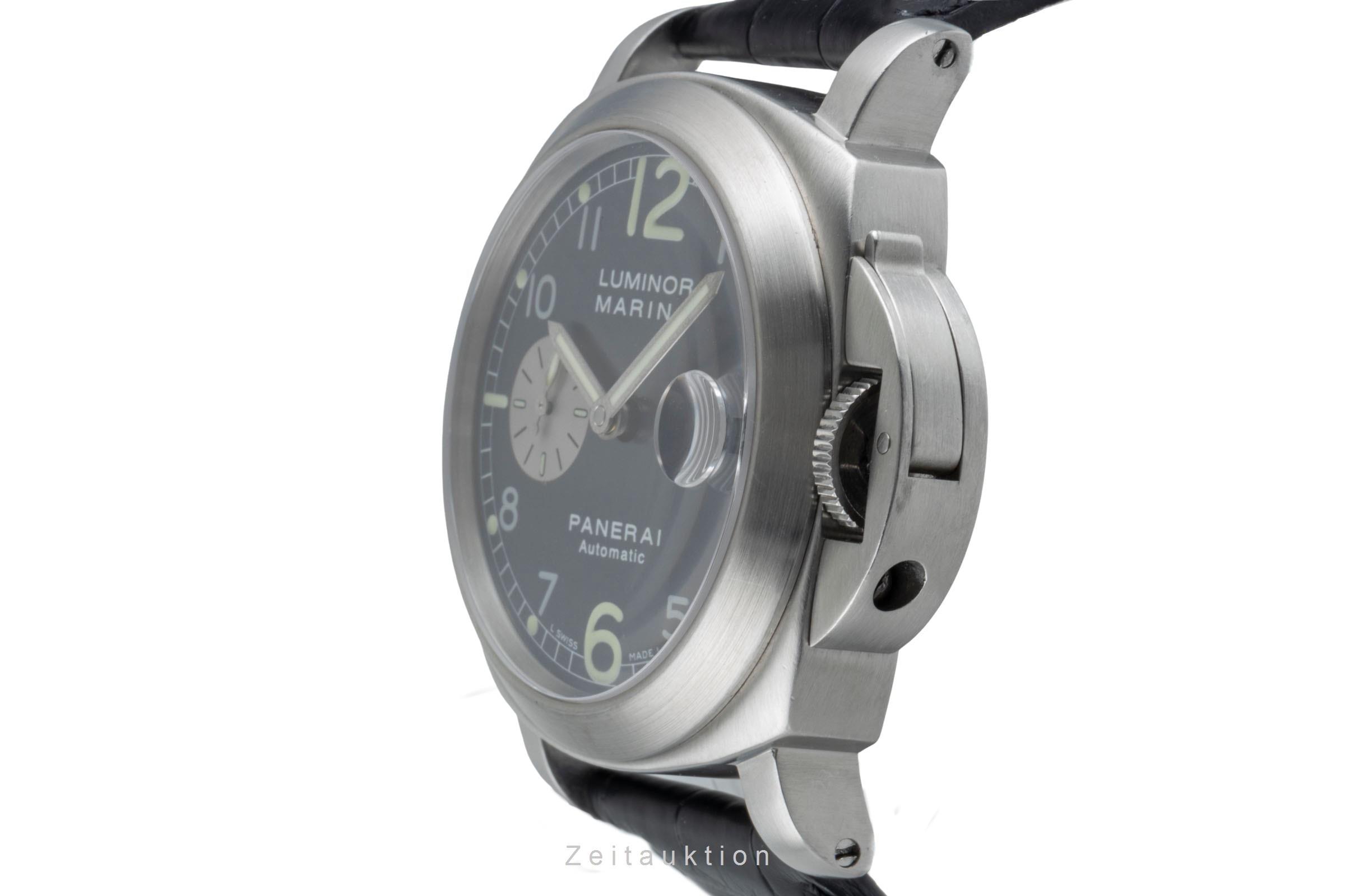 Panerai Luminor Marina Edelstahl Automatik Herrenuhr Ref. PAM00086 Papiere 2001 [2506026]