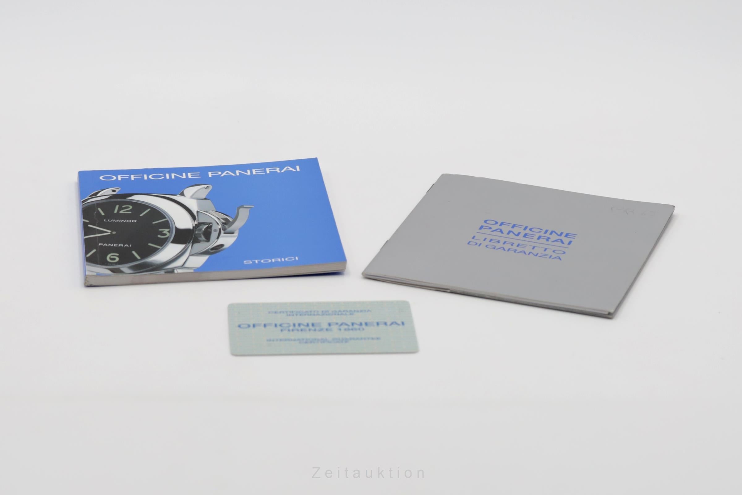 Panerai Luminor Marina Edelstahl Automatik Herrenuhr Ref. PAM00086 Papiere 2001 [2506026]