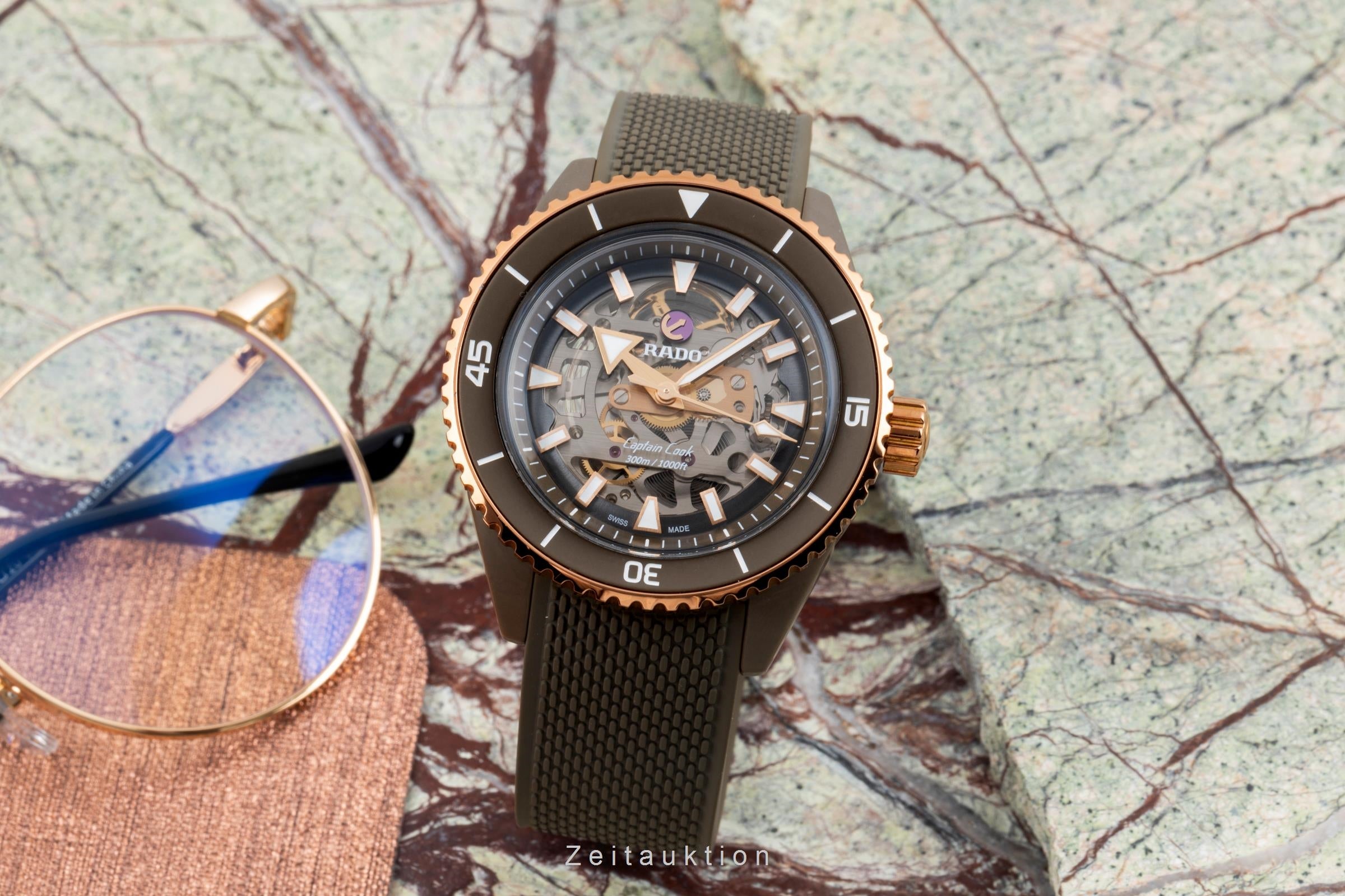 Rado Captain Cook ceramic / titanium automatic Kal. R808 Ref