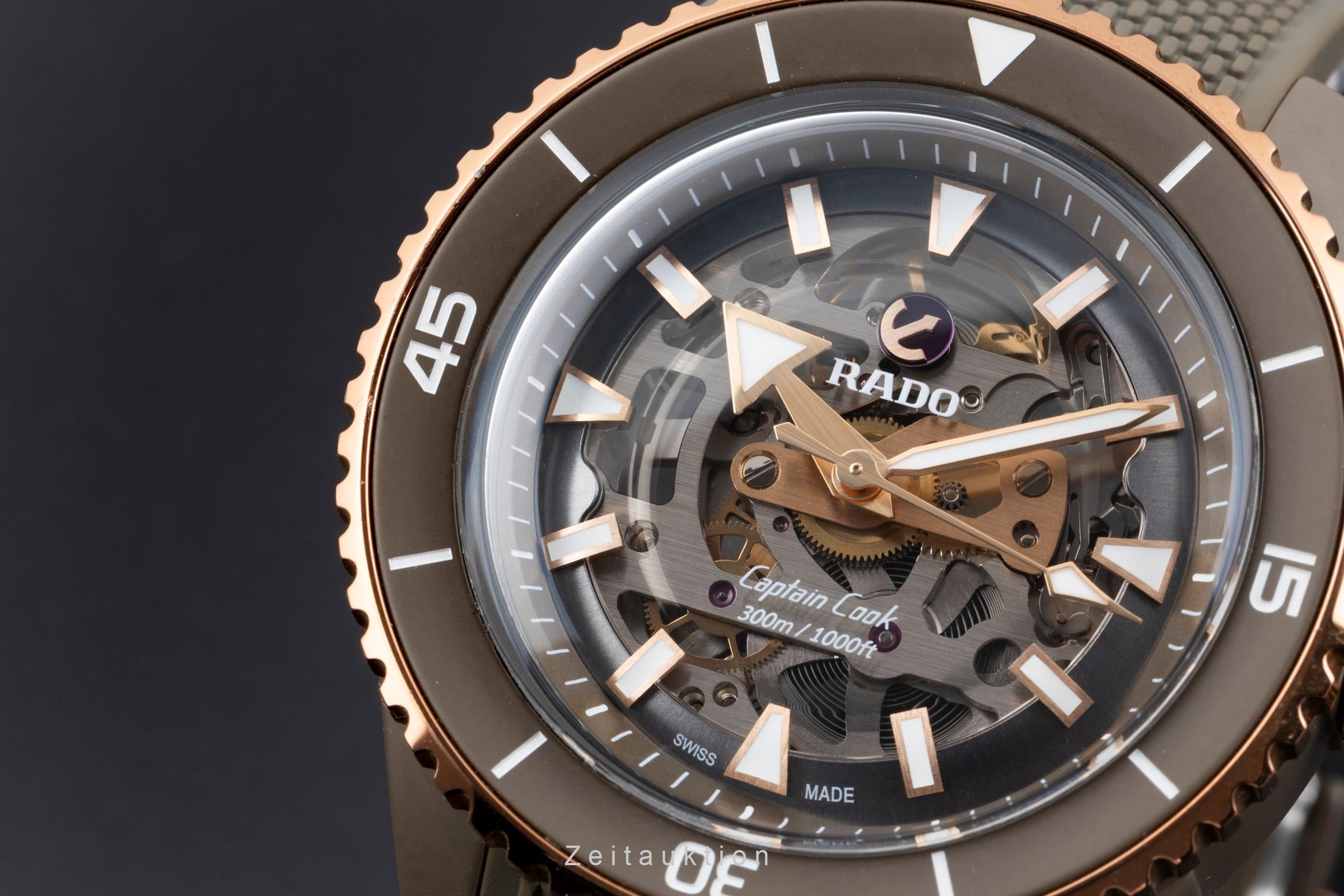 Rado Captain Cook ceramic / titanium automatic Kal. R808 Ref