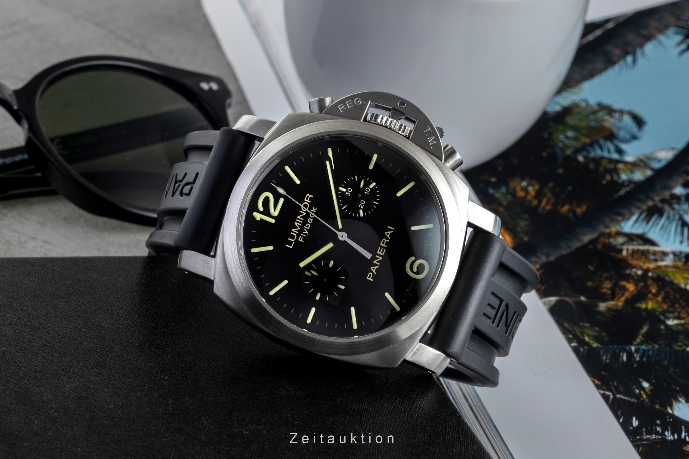 Panerai Luminor Chronograph Stahl Automatik Herrenuhr Ref. PAM00361  [2506033]