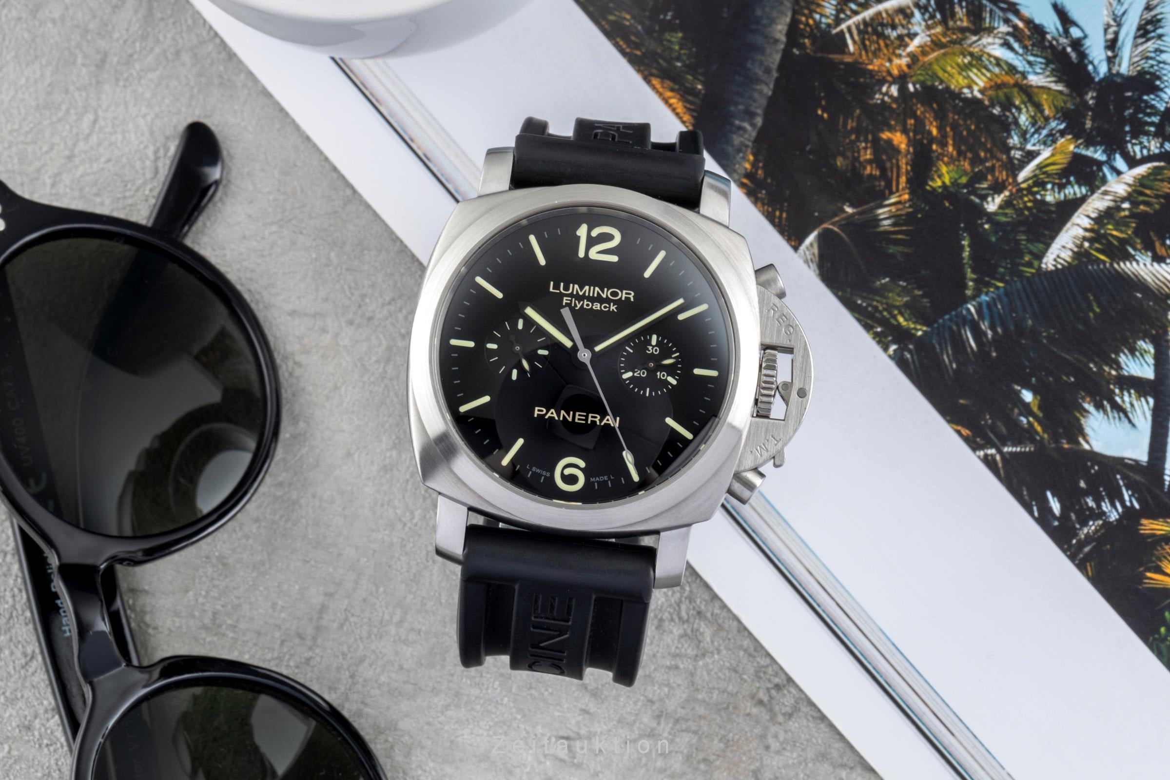 Panerai Luminor Chronograph Stahl Automatik Herrenuhr Ref. PAM00361  [2506033]