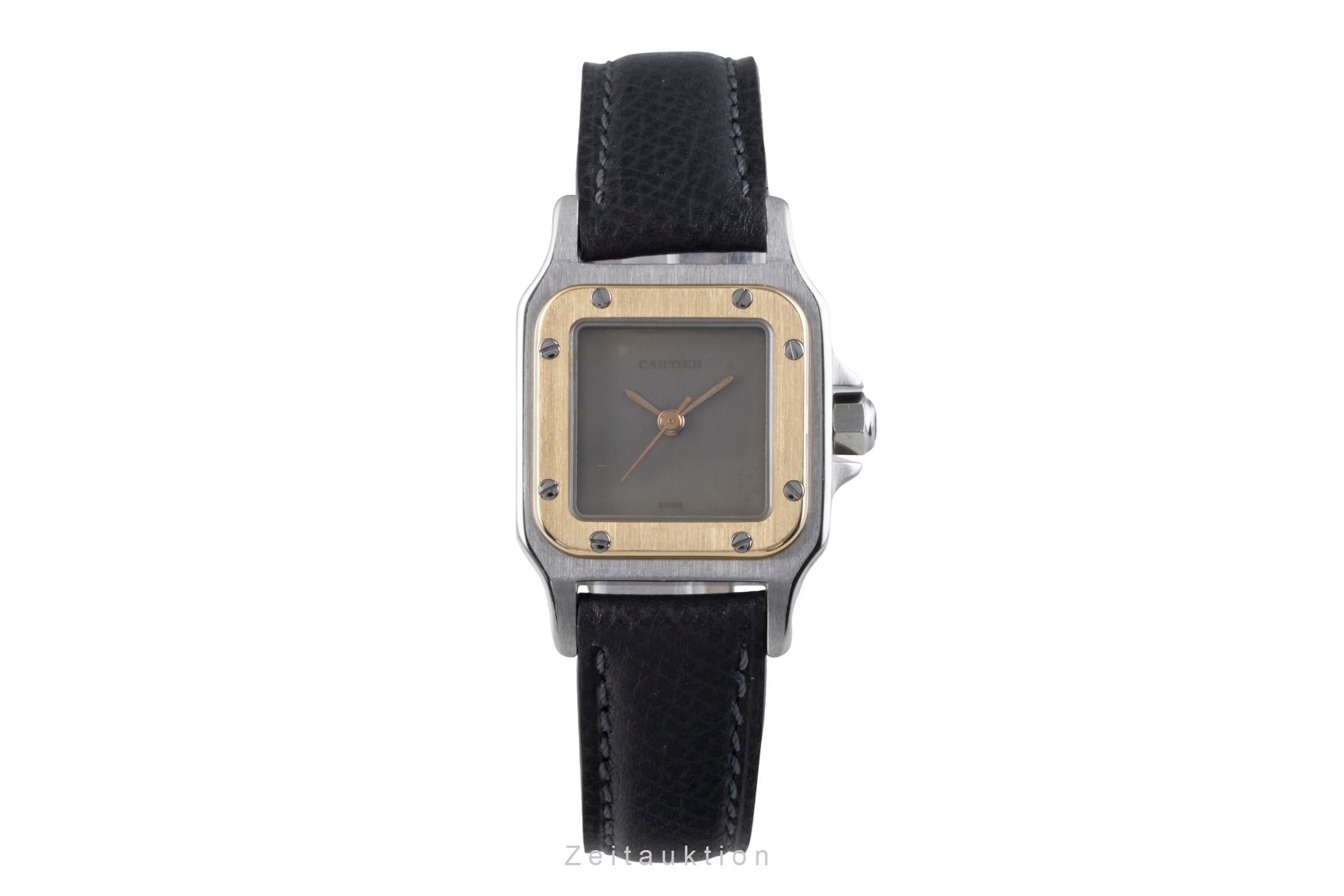 Cartier Santos Lady Stahl / Gold Automatik Damenuhr Ref. 0902 [2506034]