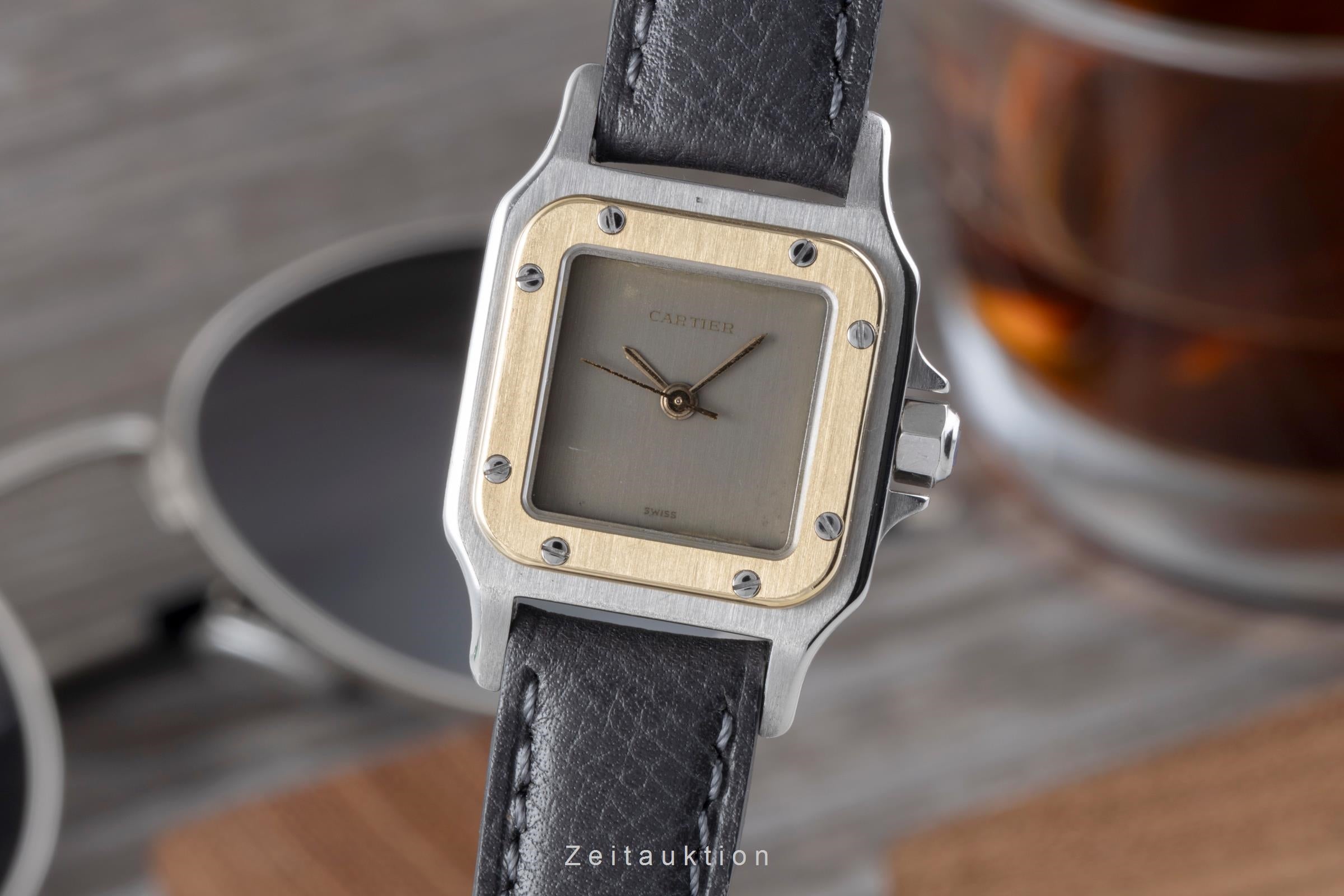 Cartier Santos Lady Stahl / Gold Automatik Damenuhr Ref. 0902 [2506034]