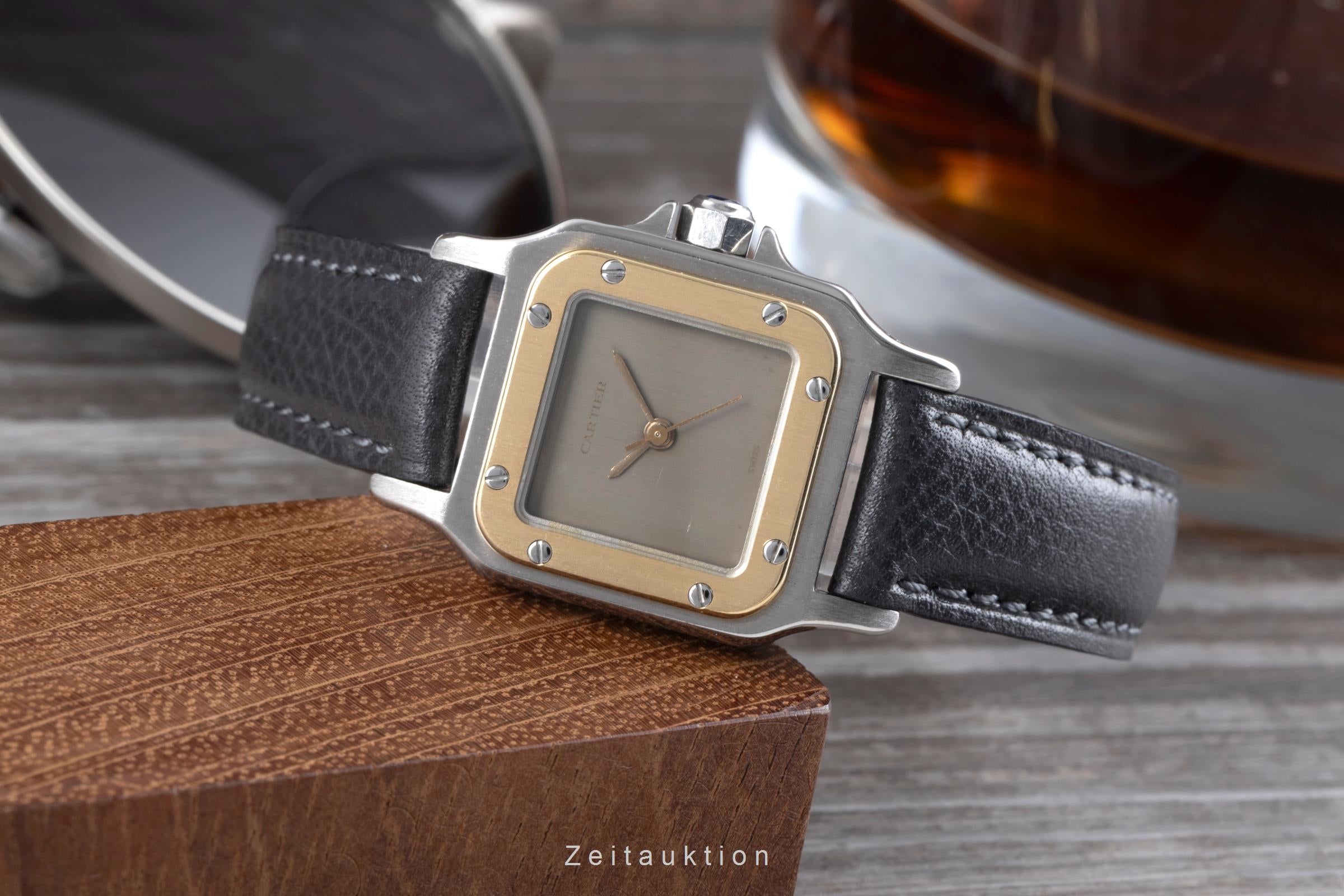 Cartier Santos Lady Stahl / Gold Automatik Damenuhr Ref. 0902 [2506034]