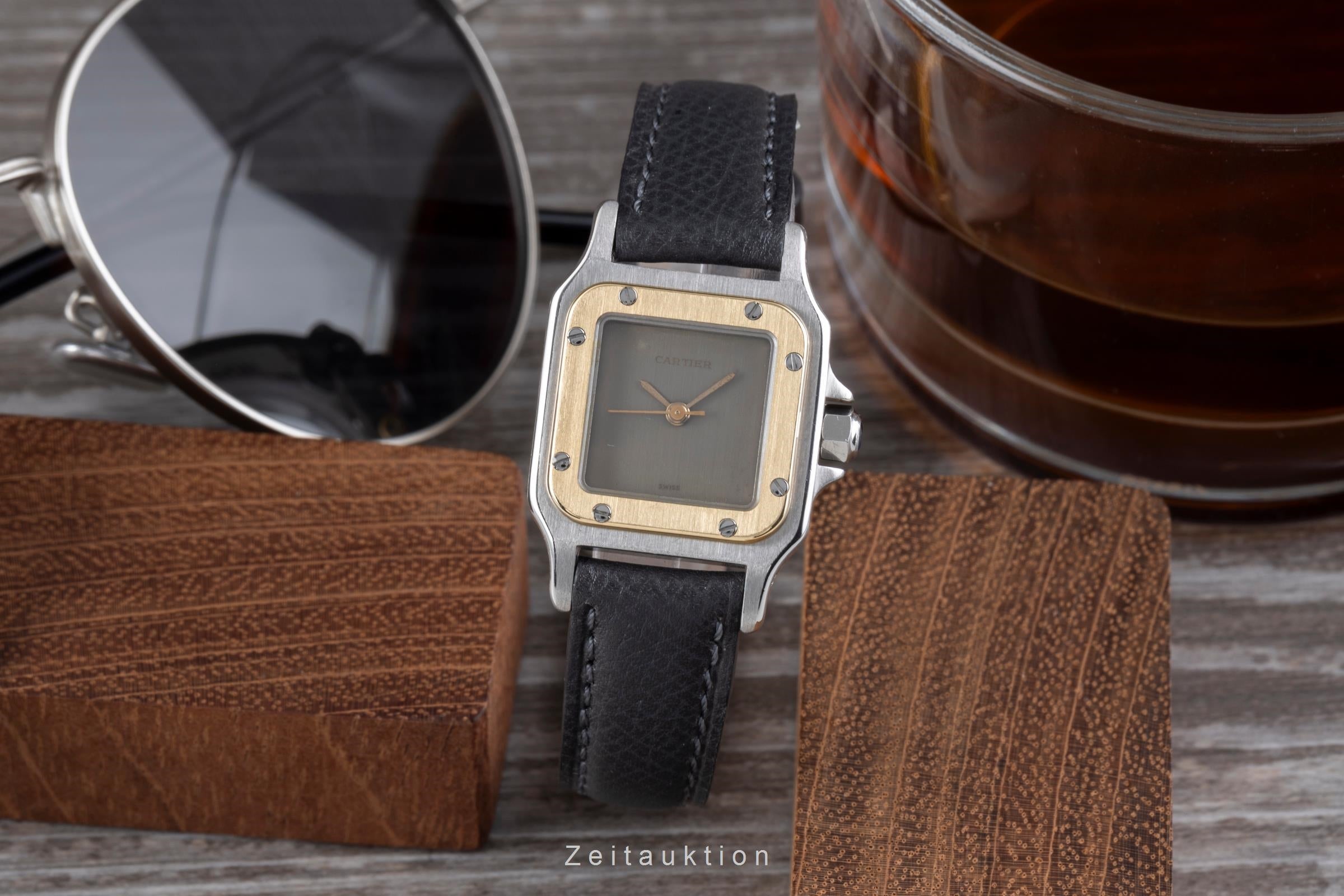 Cartier Santos Lady Stahl / Gold Automatik Damenuhr Ref. 0902 [2506034]