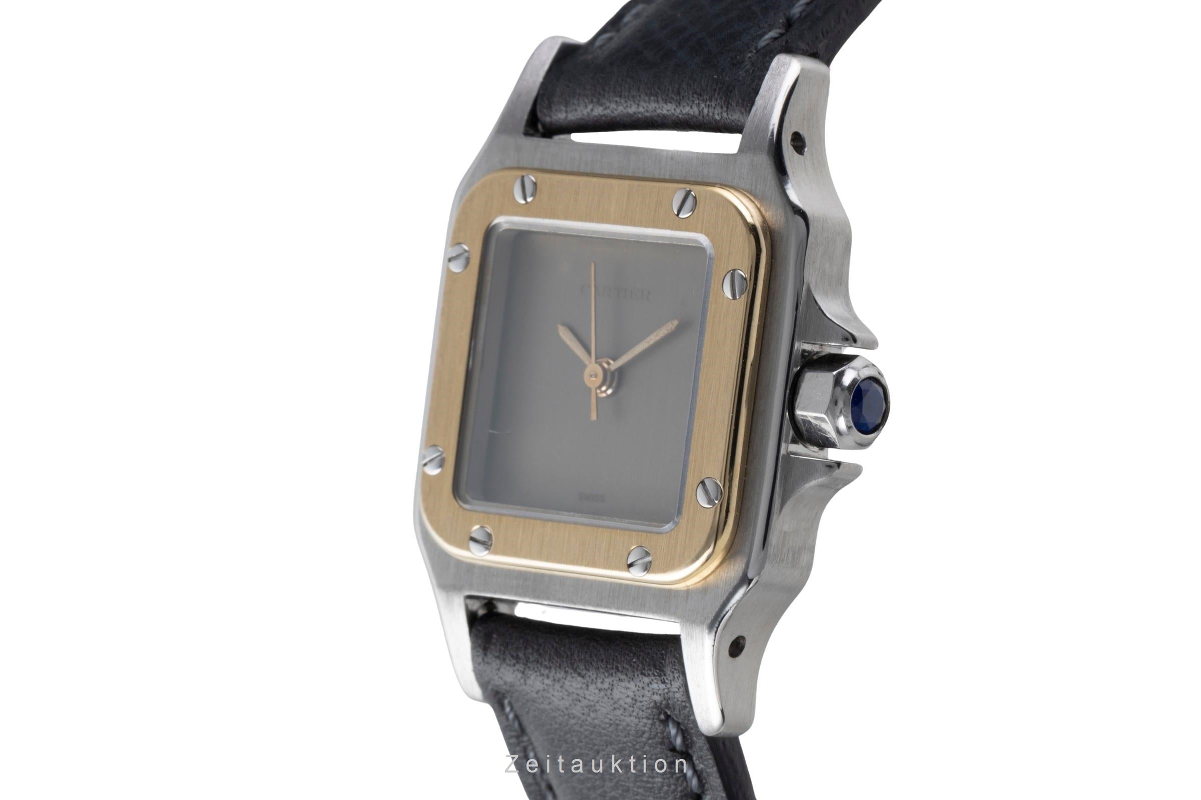 Cartier Santos Lady Stahl / Gold Automatik Damenuhr Ref. 0902 [2506034]