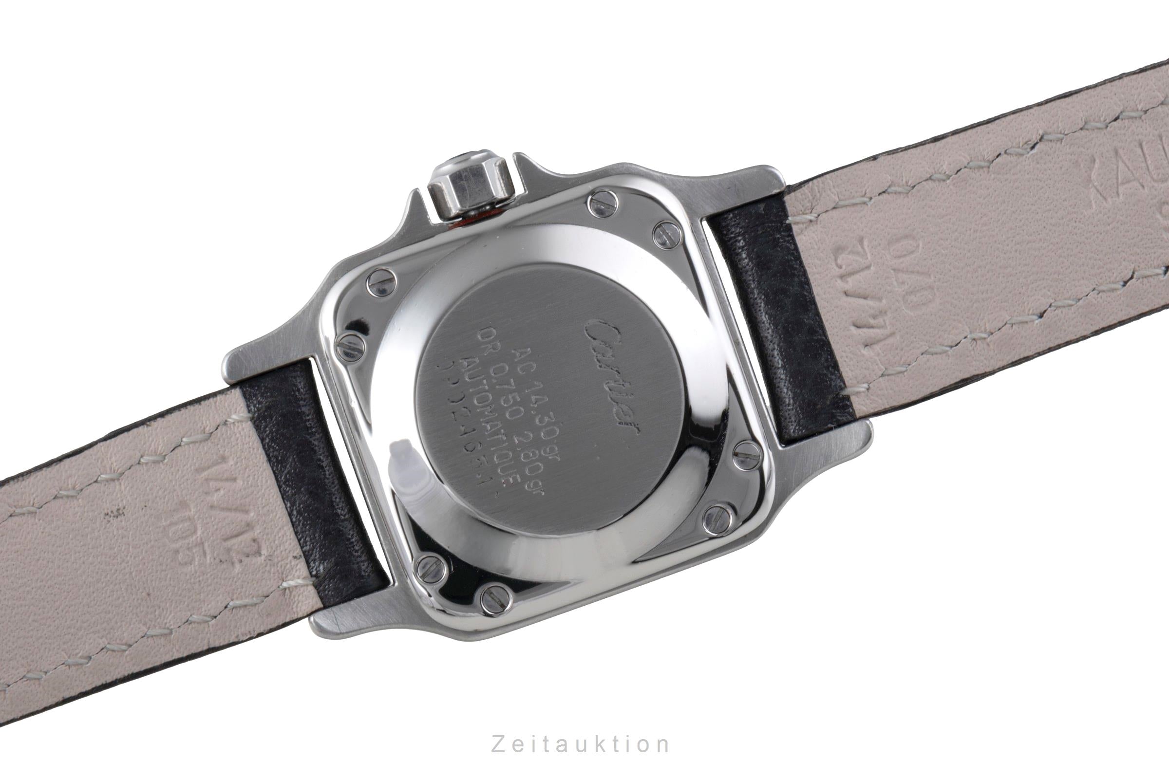 Cartier Santos Lady Stahl / Gold Automatik Damenuhr Ref. 0902 [2506034]