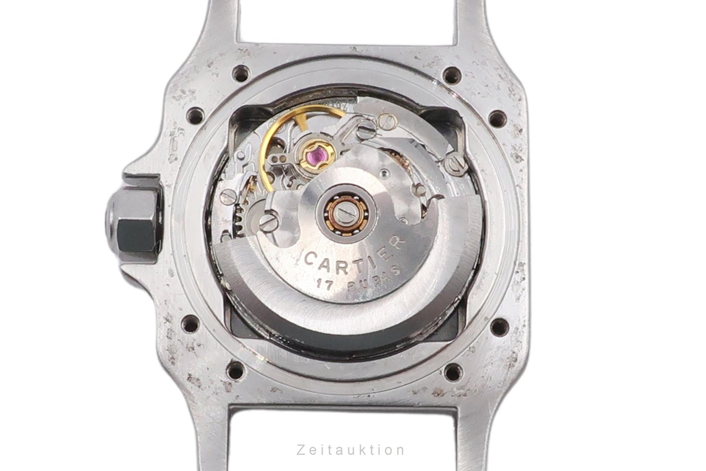 Cartier Santos Lady Stahl / Gold Automatik Damenuhr Ref. 0902 [2506034]