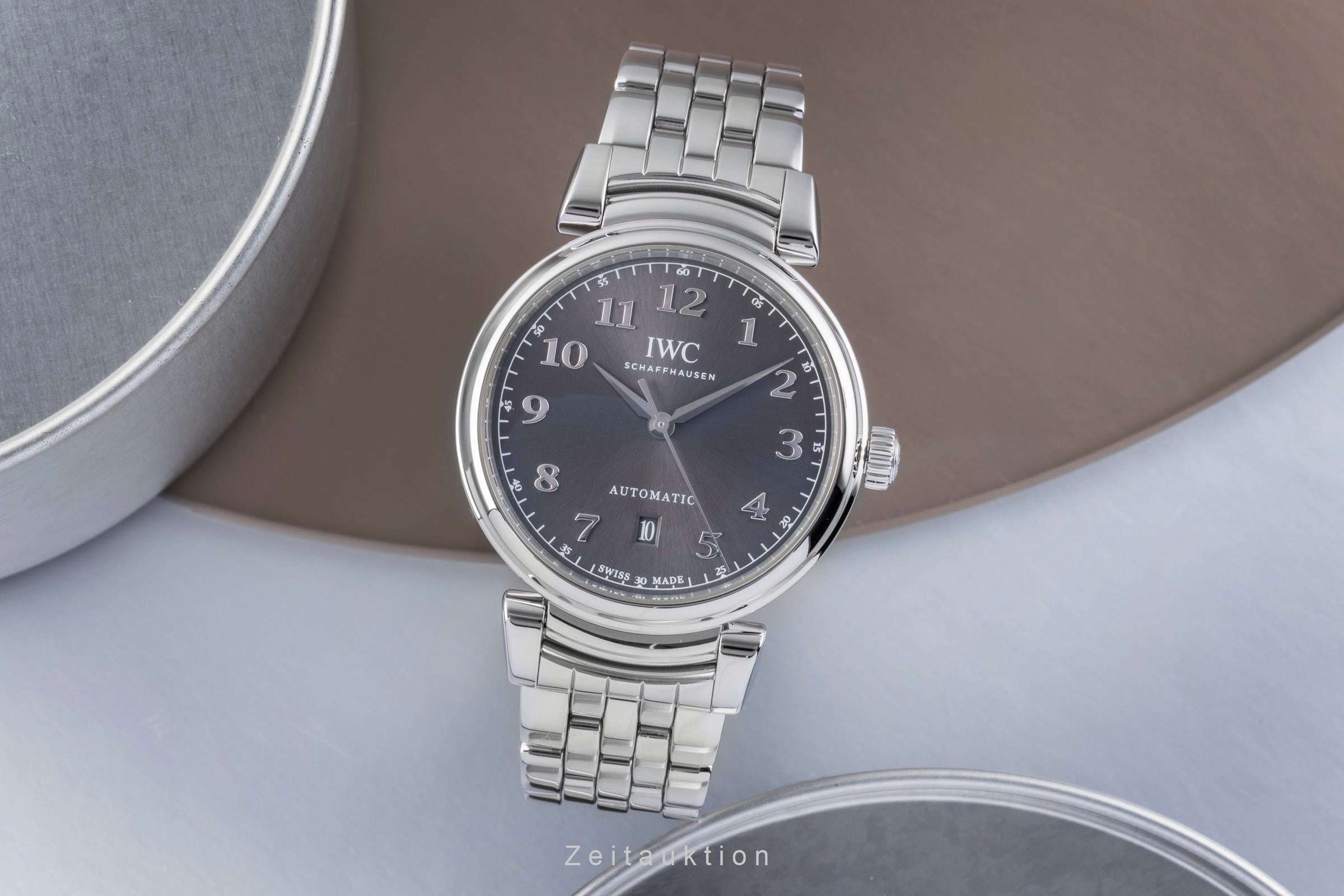 IWC Da Vinci acier automatique montre pour hommes IW356602 LP: 6300EUR  [2506037]