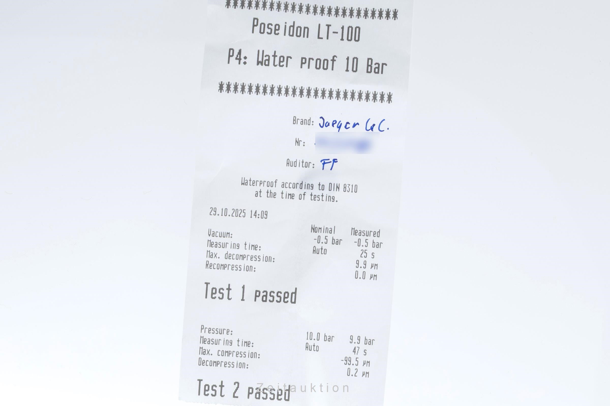 Jaeger LeCoultre Polaris acier automatique montre pour hommes Q9068681 , 842.8.37 LP: 12400EUR Limited  [2506039]