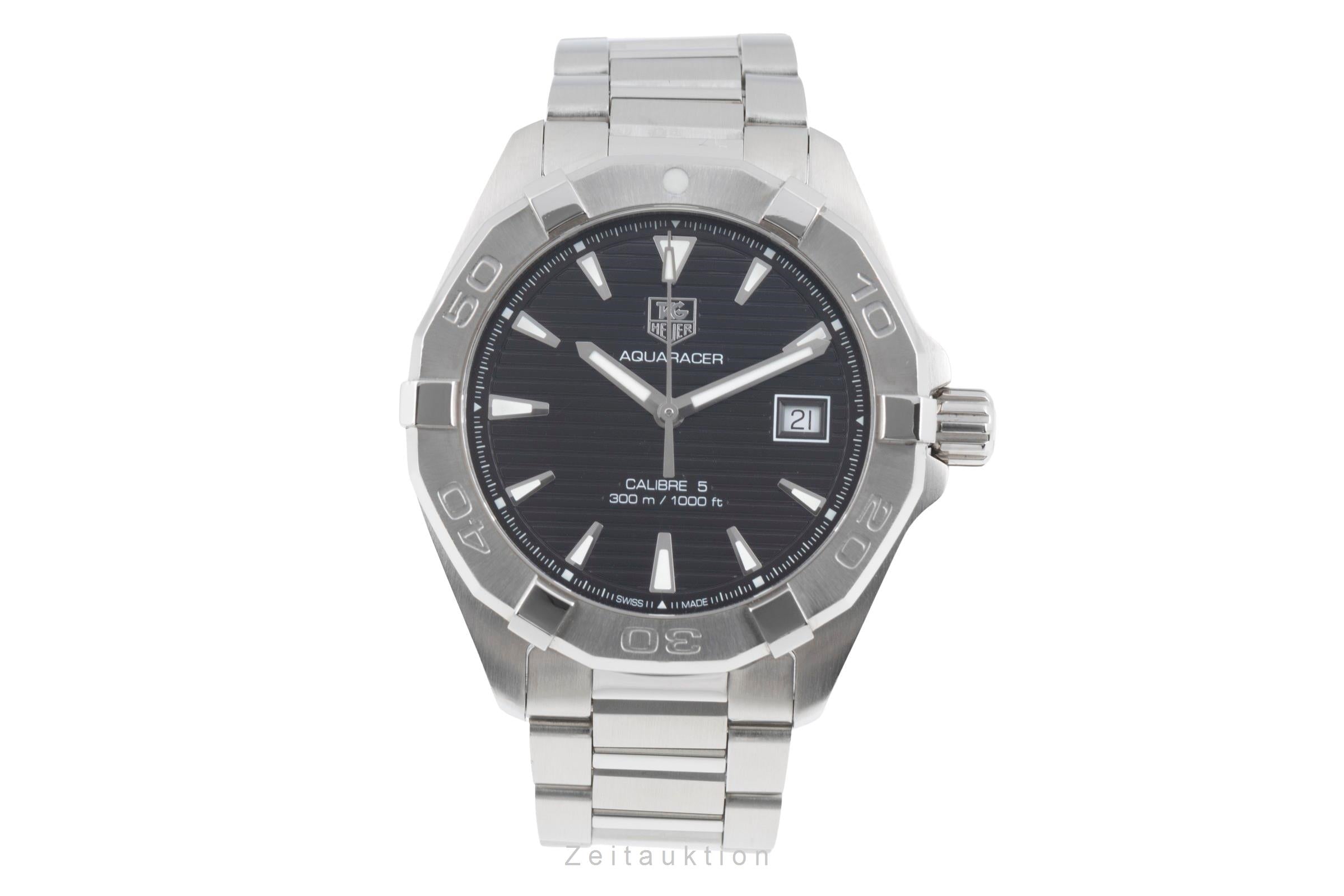 Tag Heuer Aquaracer acier automatique montre pour hommes WAY2110 LP: 7300EUR  [2506041]