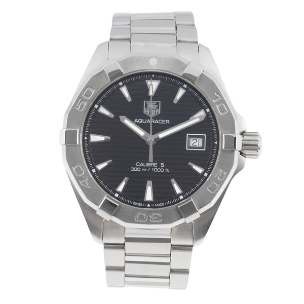 Tag Heuer Aquaracer acier automatique montre pour hommes WAY2110 LP: 7300EUR  [2506041]