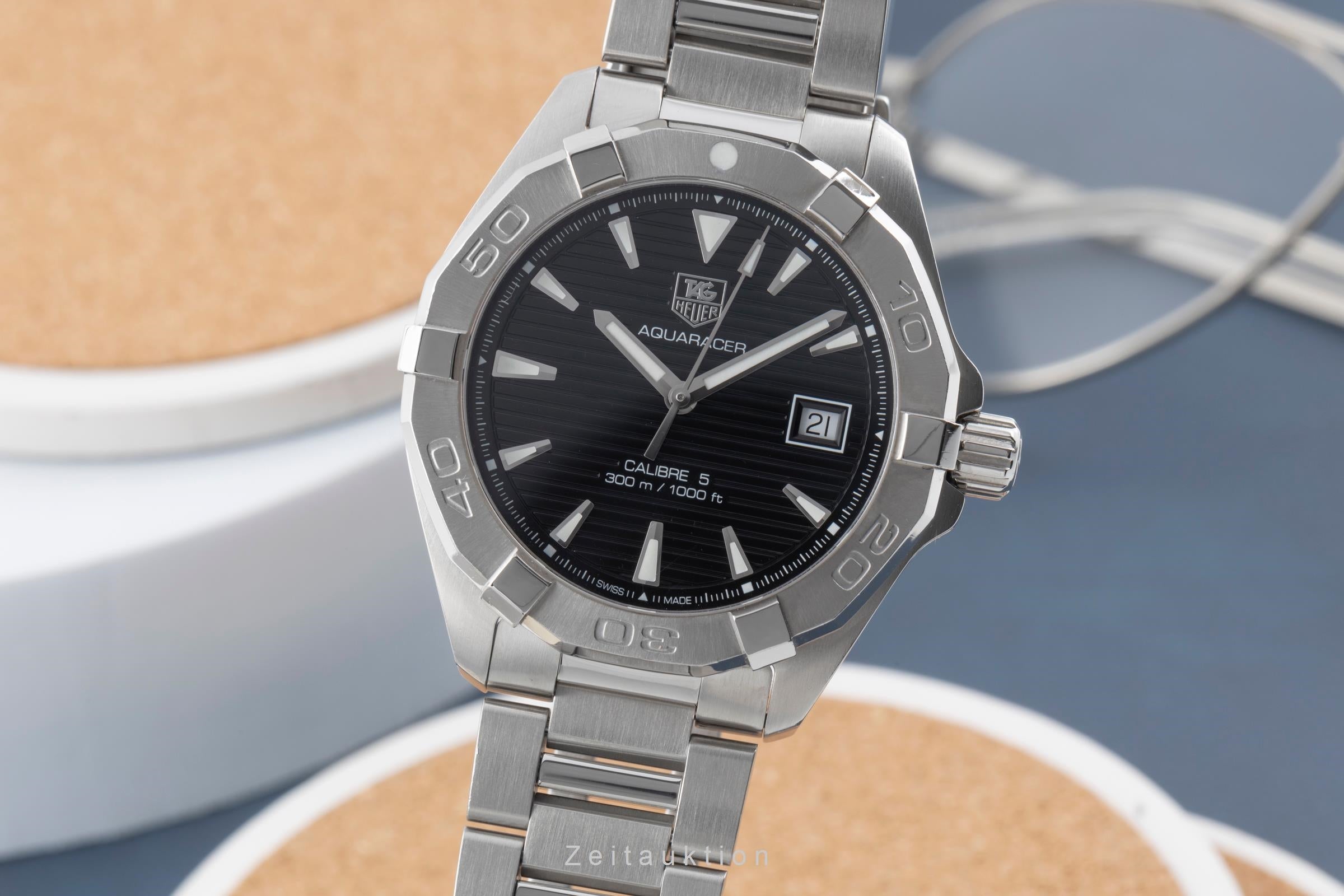 Tag Heuer Aquaracer acier automatique montre pour hommes WAY2110 LP: 7300EUR  [2506041]