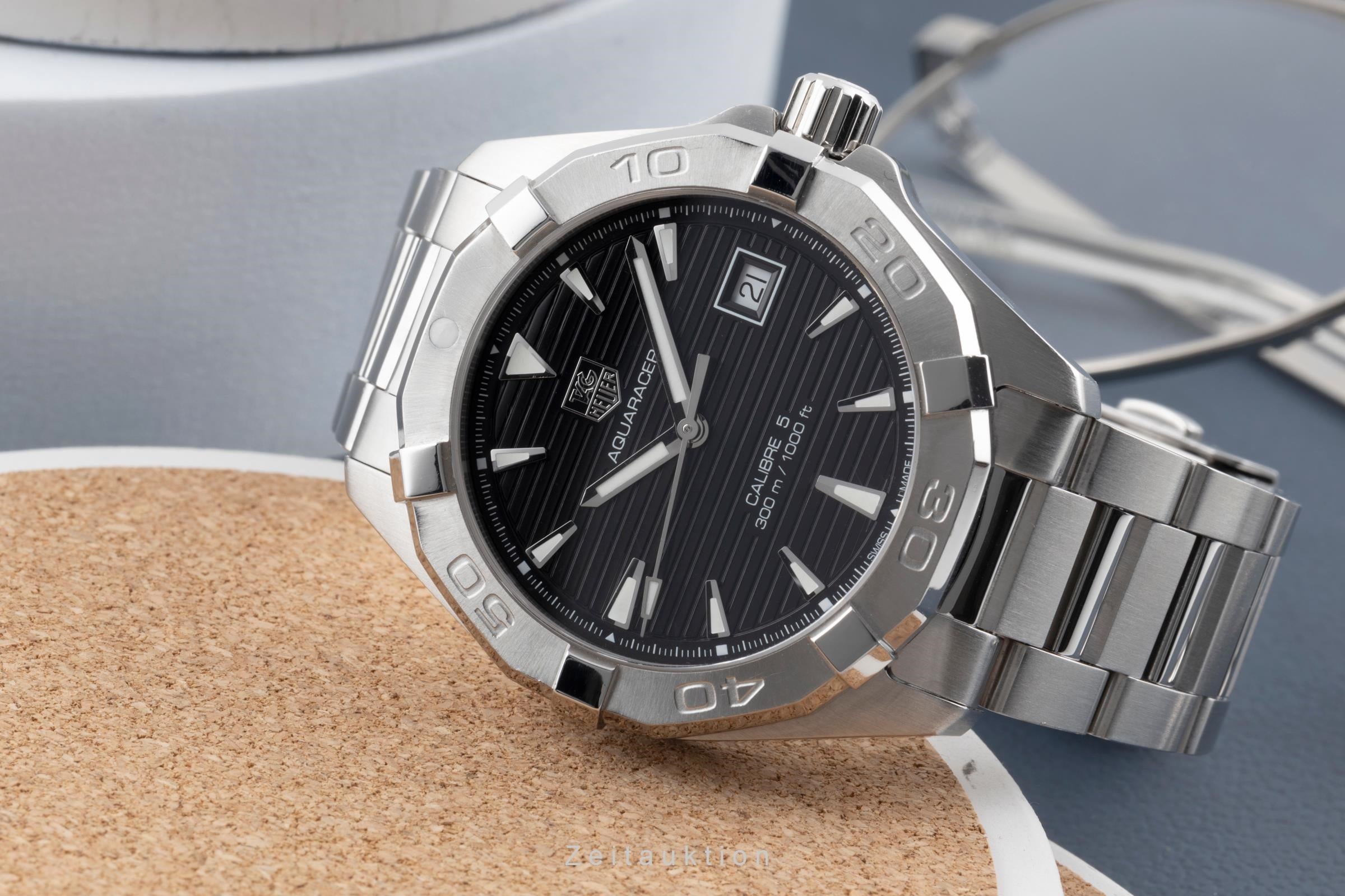 Tag Heuer Aquaracer acier automatique montre pour hommes WAY2110 LP: 7300EUR  [2506041]