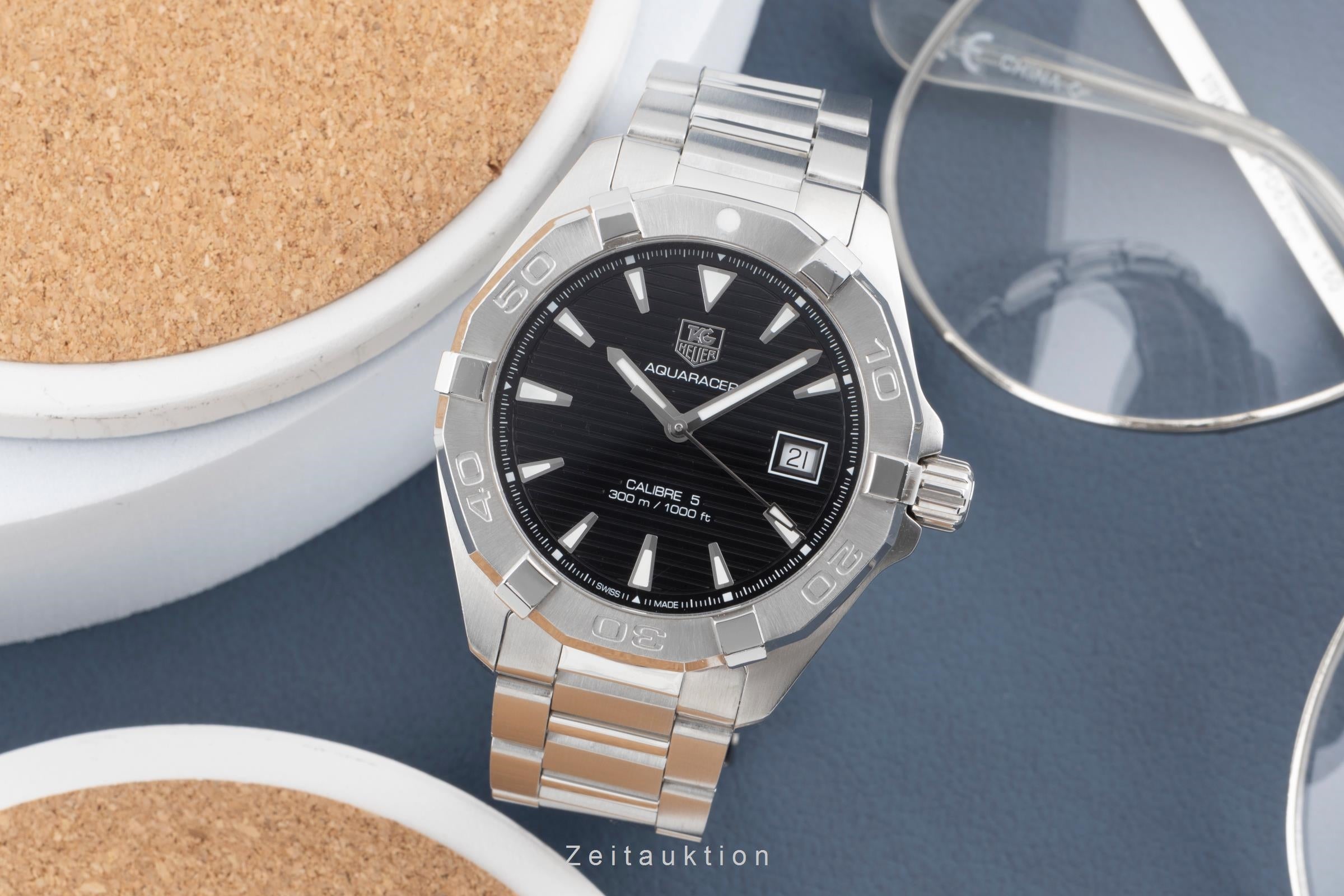 Tag Heuer Aquaracer acier automatique montre pour hommes WAY2110 LP: 7300EUR  [2506041]